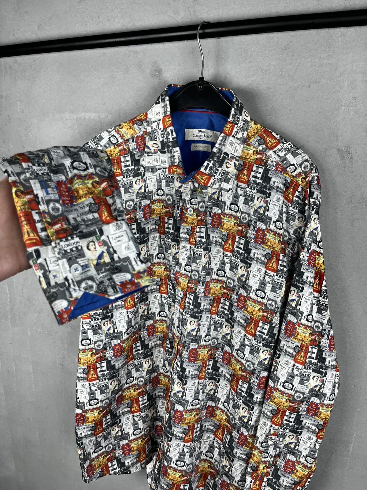 Other Claudio lugli London button shirt Size US XL / EU 56 / 4 - 9 Thumbnail