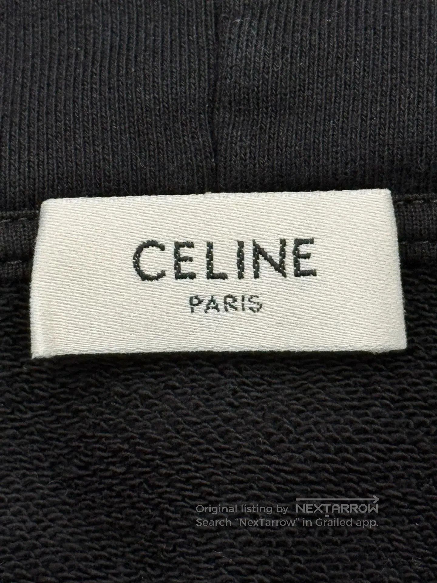 Celine celine black oversized hoodie XXL size. Size US XXL / EU 58 / 5 - 7 Thumbnail