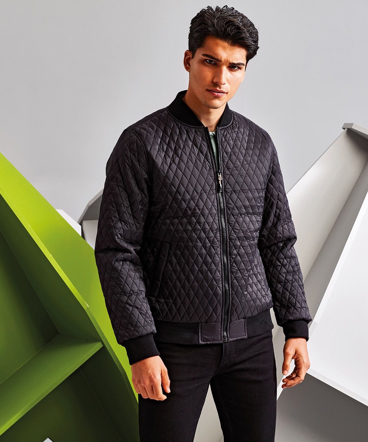 Quilted jacket zara man online