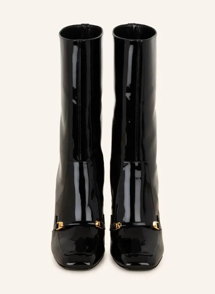 Saint Laurent Paris o1tp1o0125 Camden Boots In Patent Leather in Black Size US 5 / IT 35 - 8 Thumbnail