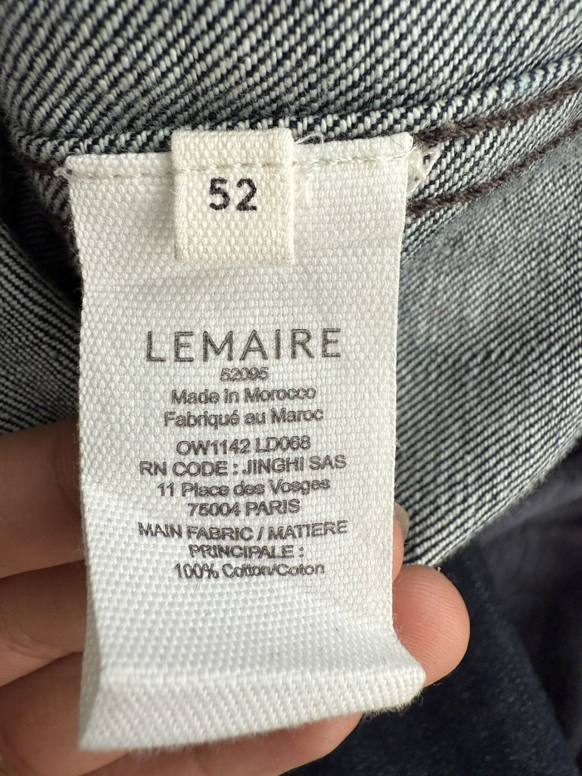 Lemaire Lemaire denim trucker jacket Size US XL / EU 56 / 4 - 6 Thumbnail