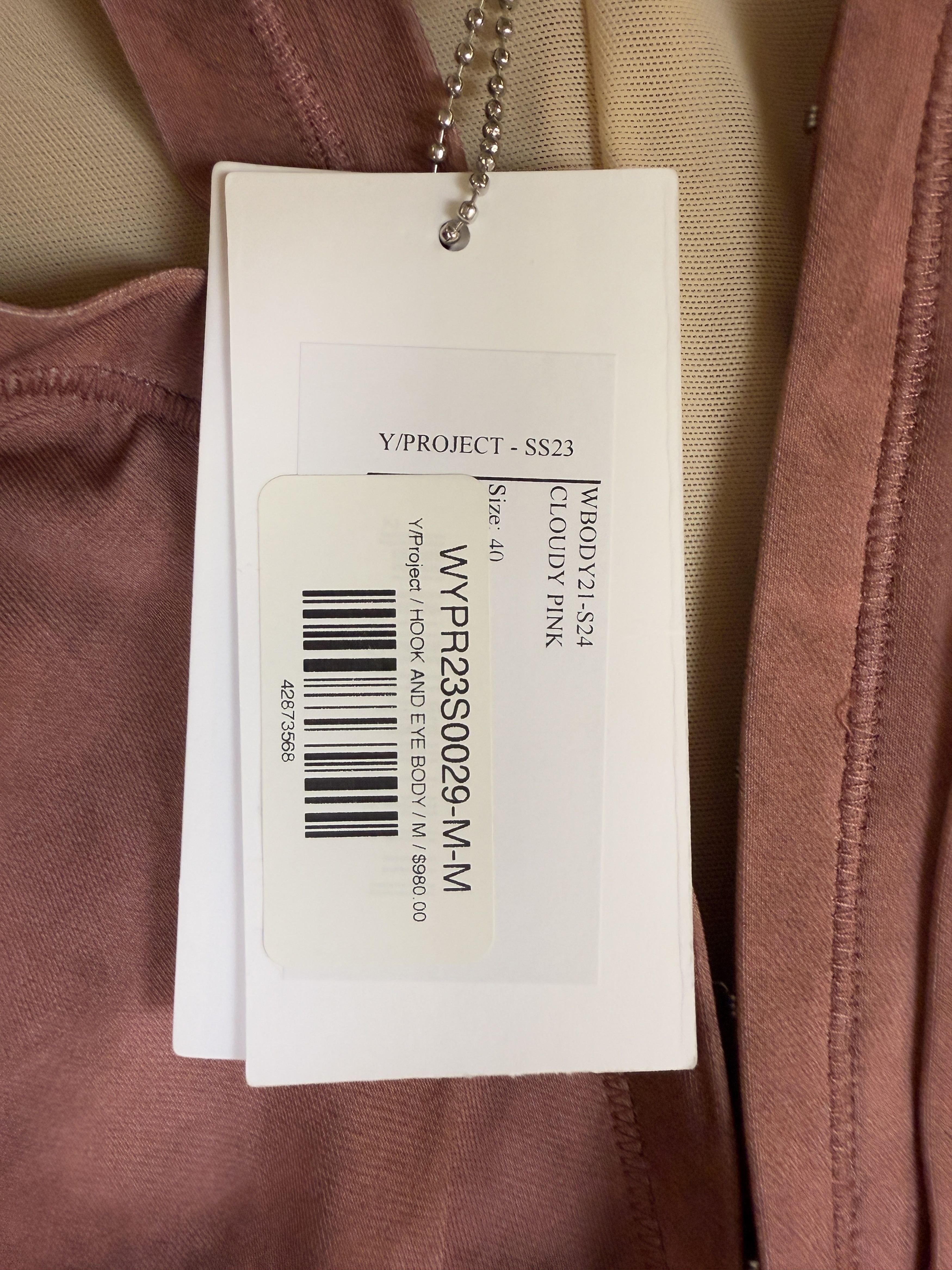 Y/Project $980 Y/Project Hook and Eye Bodysuit Size S / US 4 / IT 40 - 9 Thumbnail