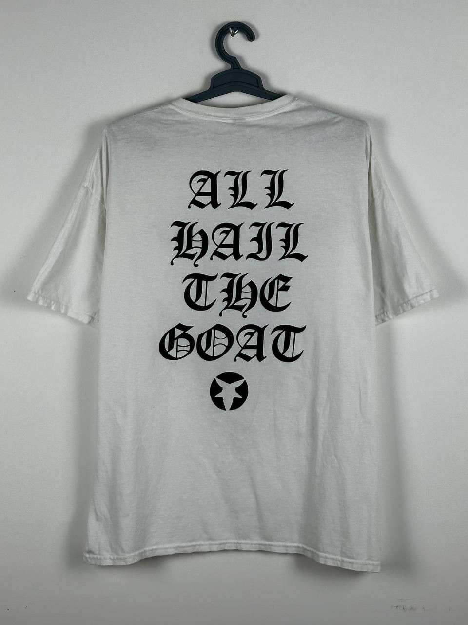 Band Tees Hellripper White Hardcore Metal Band T Shirt Size US XXL / EU 58 / 5 - 6 Thumbnail