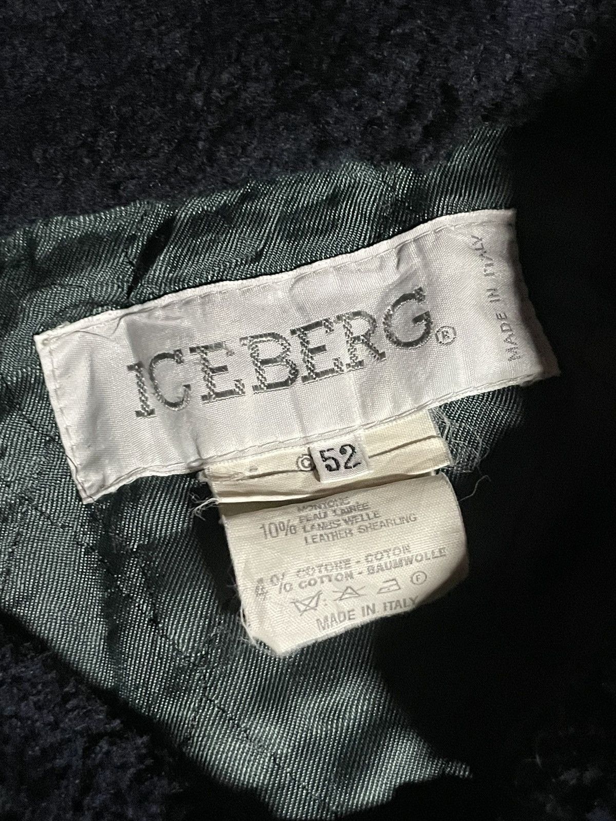 Iceberg Vintage ICEBERG Looney Tunes Wool bomber Jacket Size US L / EU 52-54 / 3 - 3 Thumbnail