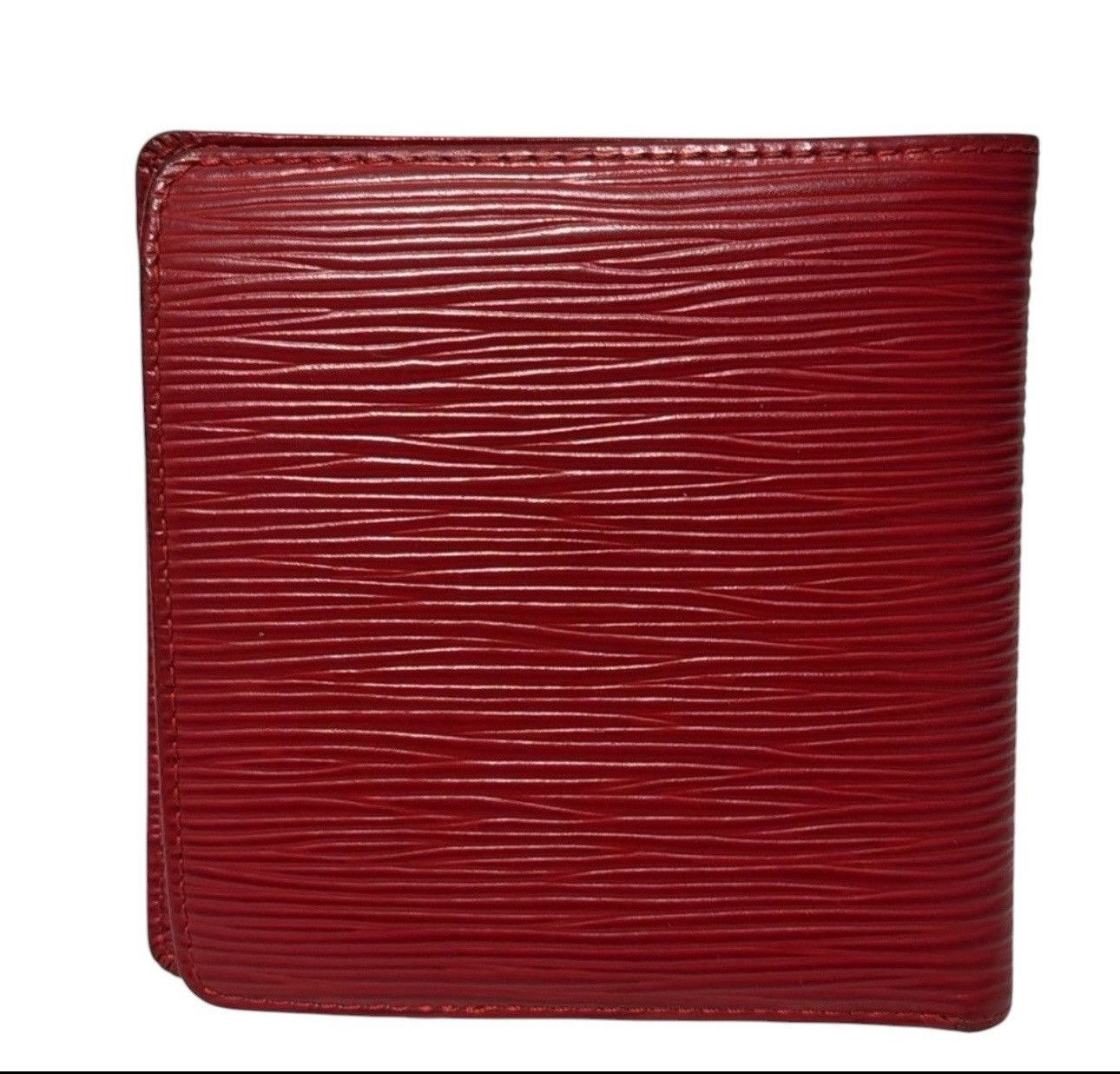 Louis Vuitton LOUIS VUITTON Epi Leather Wallet Bi-fold Red Malletier Size ONE SIZE - 5 Thumbnail