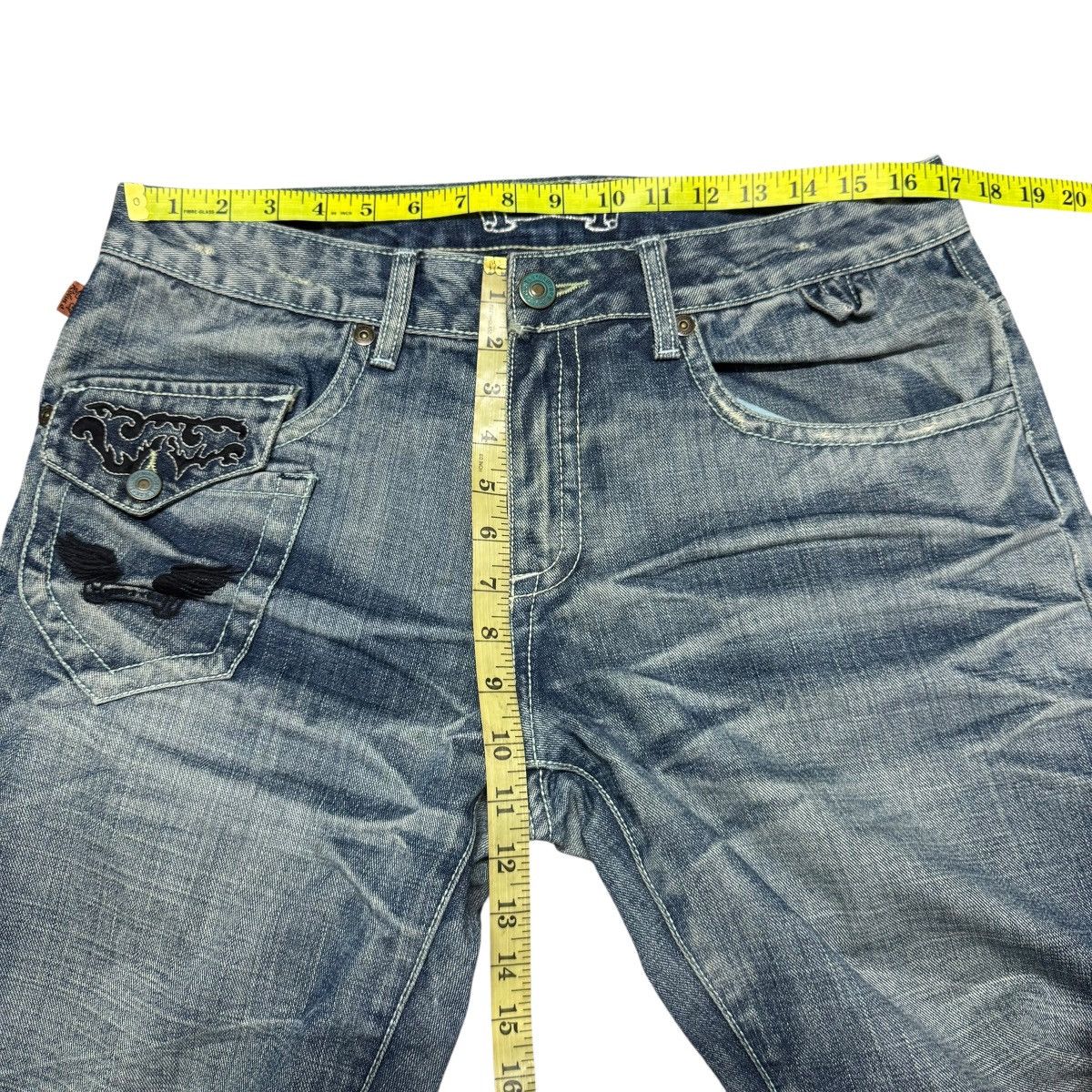 Robins Jeans Robins Jeans Embroidery Denim Flare Jeans Size US 33 - 17 Thumbnail