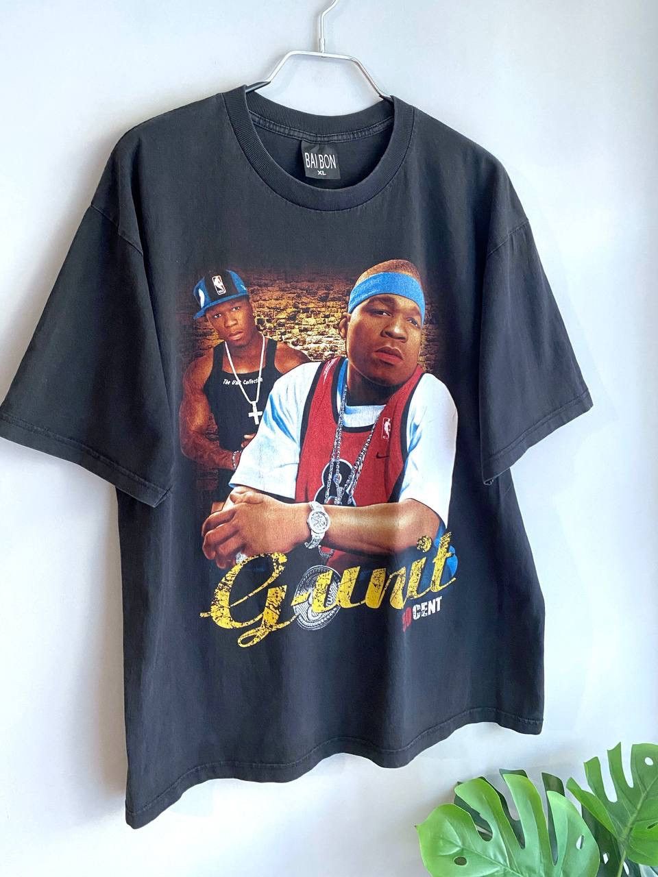 G-Unit 50 Cent Vintage Hip Hop Merch Rap T-Shirt Y2K Size XL