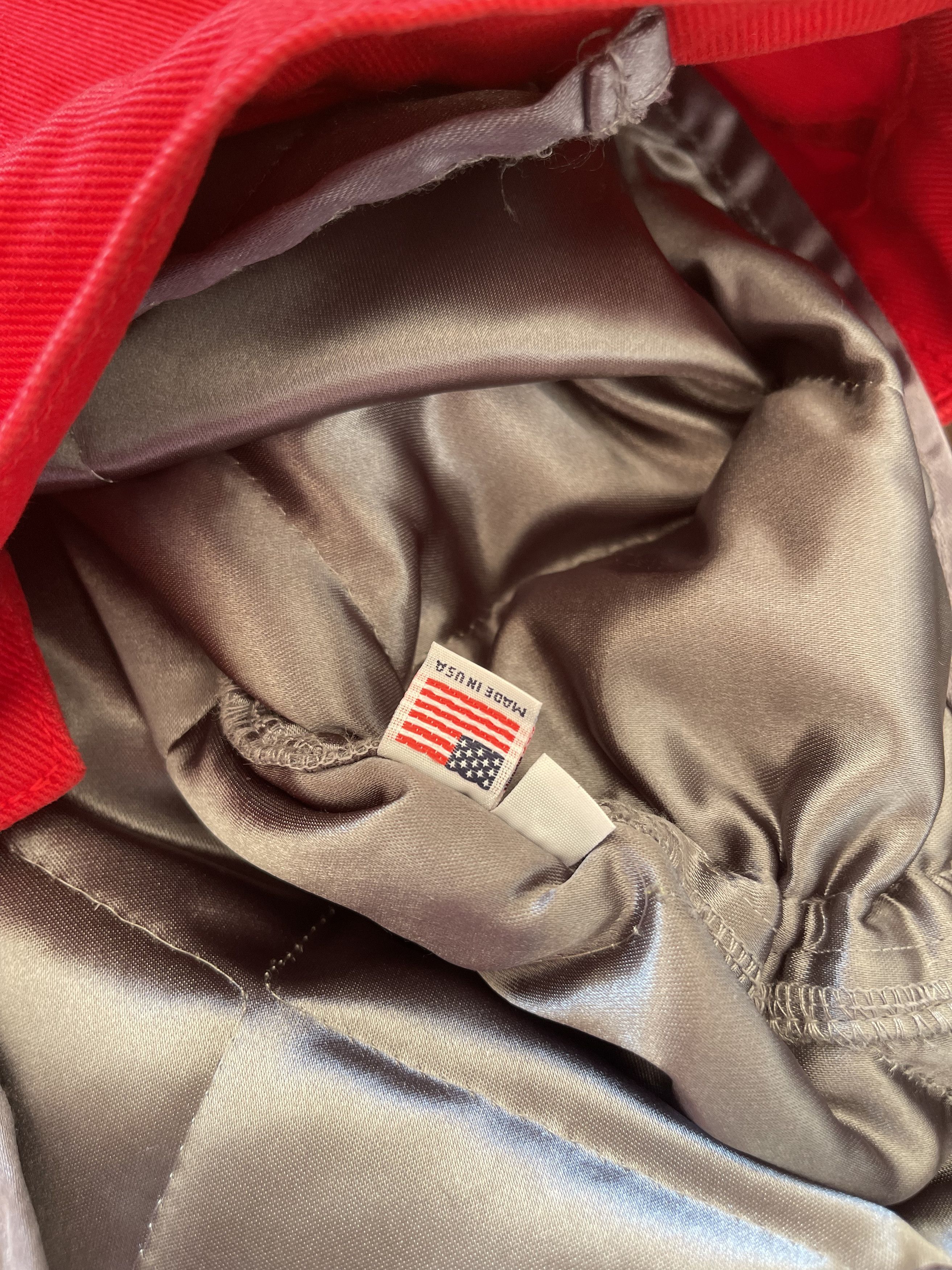 Sp5der Sp5der Worldwide Rhinestone Denim Trucker Jacket Red Size US S / EU 44-46 / 1 - 7 Thumbnail
