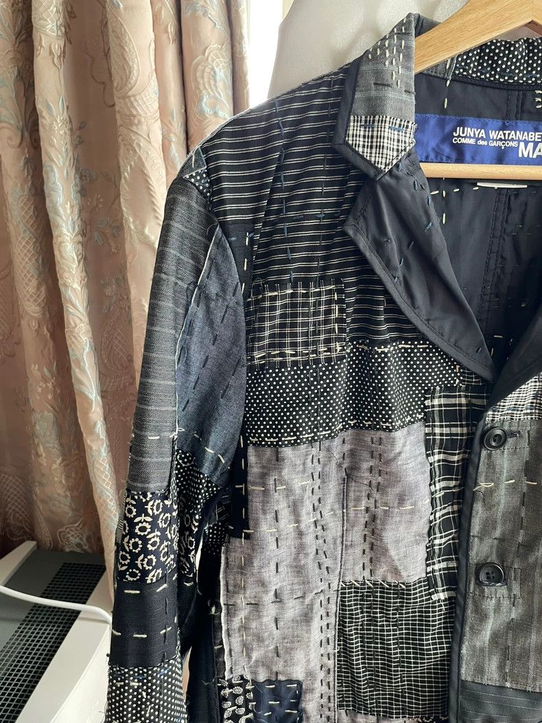 Comme des Garcons Comme Des Garcons Junya Watanabe Thread-Patchwork Suit Jac Size US M / EU 48-50 / 2 - 4 Thumbnail