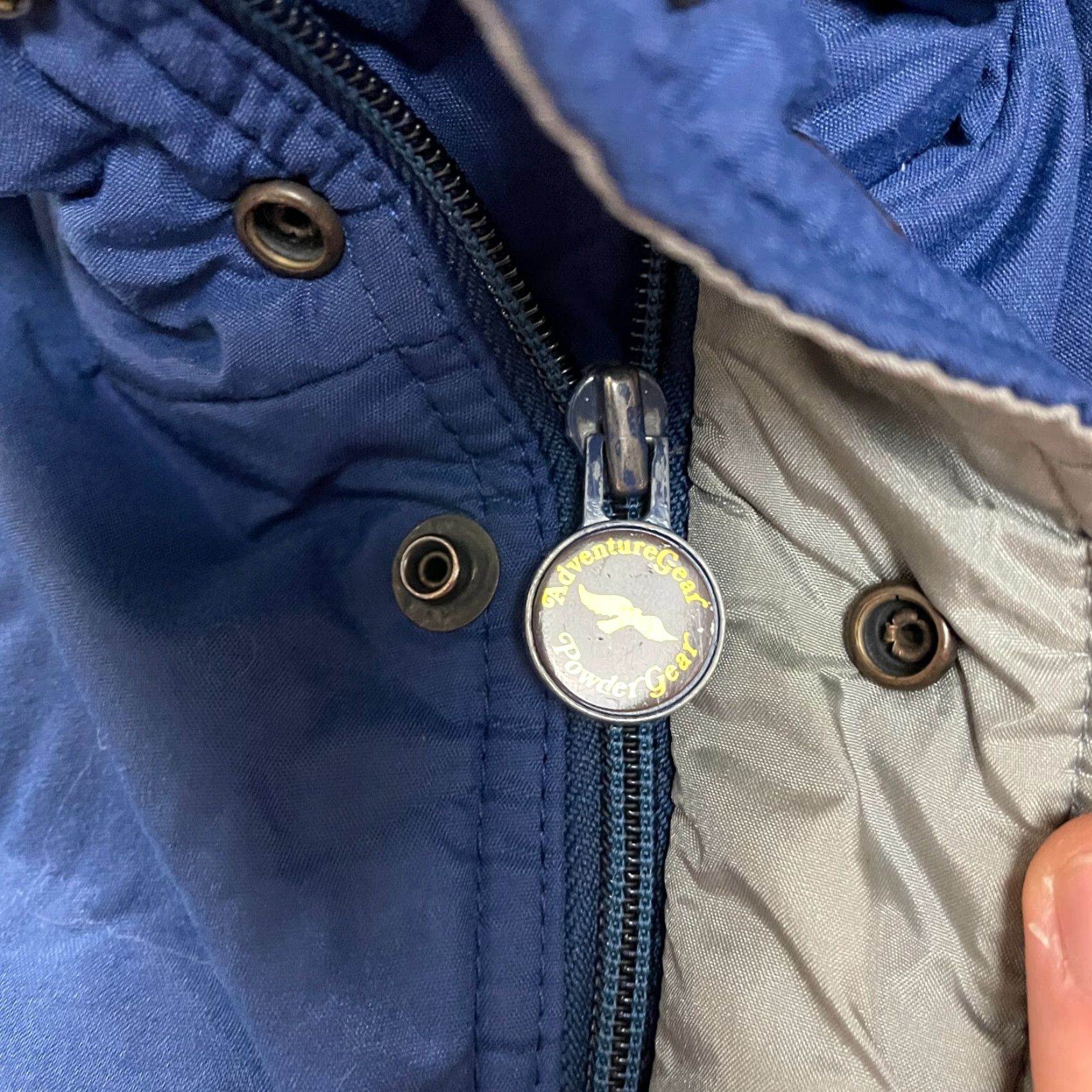 Vintage Powergear Outdoor Puffer Jacket Mens M Blue Full Zip Down Adventure Hiking Jacket Size US M / EU 48-50 / 2 - 3 Thumbnail