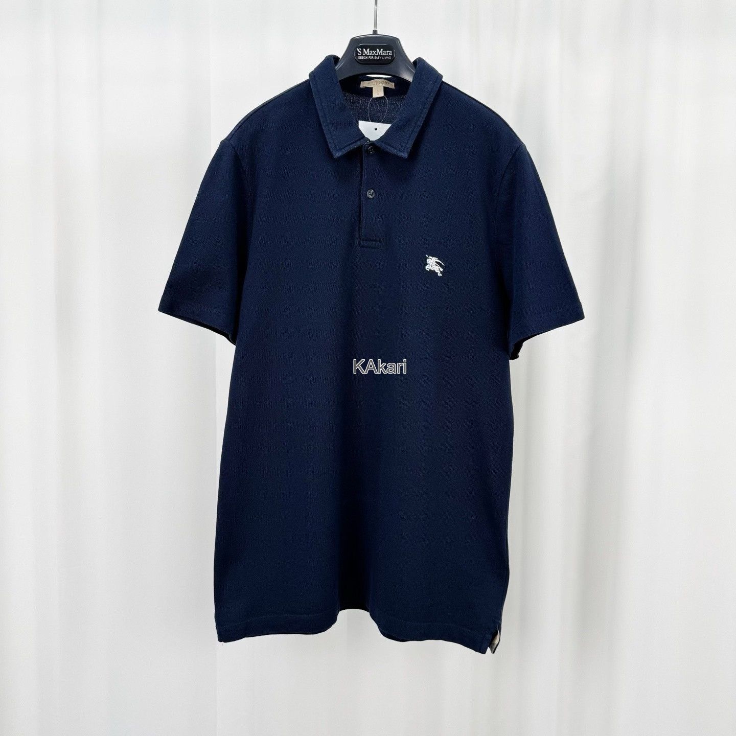 Burberry Burberry Embroidered Knight Check Polo Tee Size US L / EU 52-54 / 3 - 1 Preview