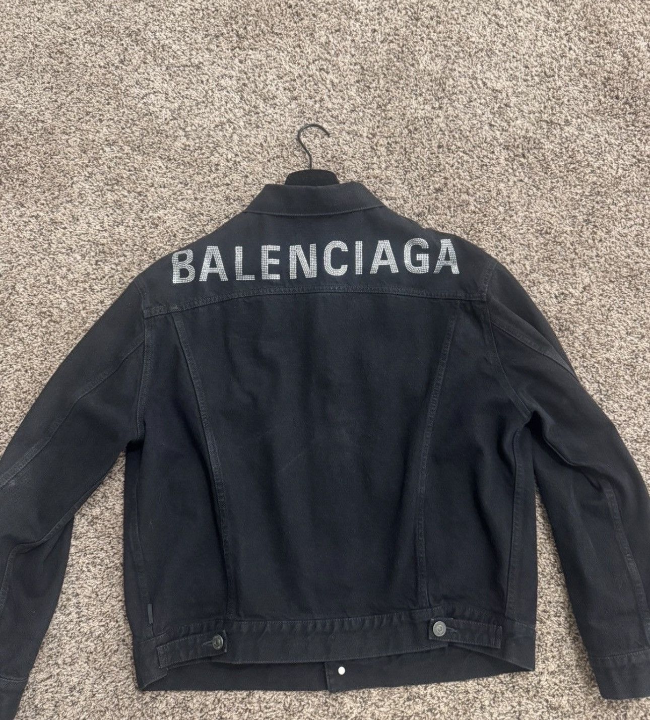 Balenciaga Balenciaga Studded Denim Jacket Size US XS / EU 42 / 0 - 1 Thumbnail