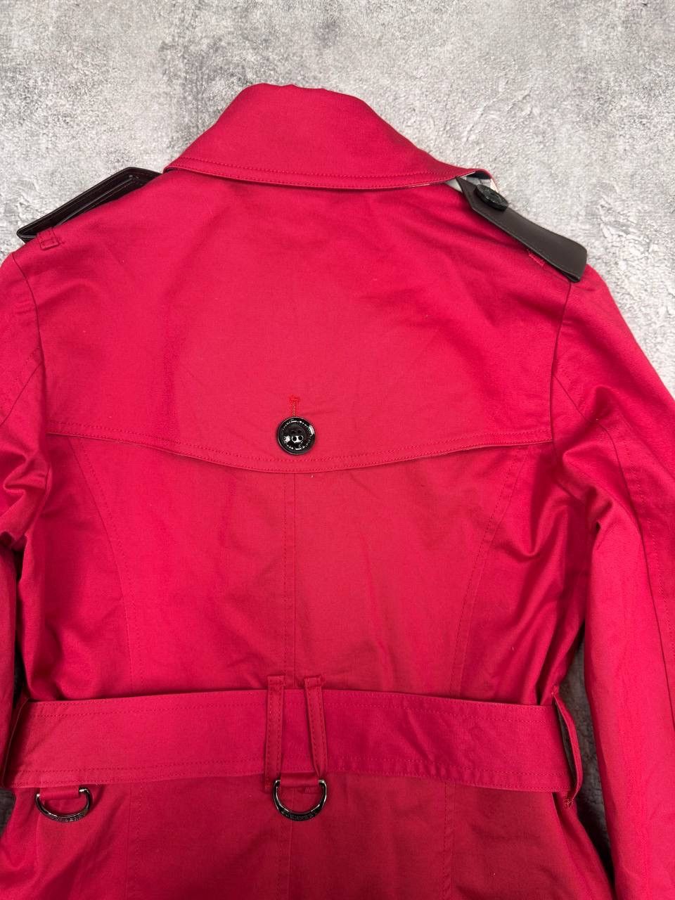 Burberry Burberry Women's Short Trench Coat Red Size S Size S / US 4 / IT 40 - 9 Thumbnail
