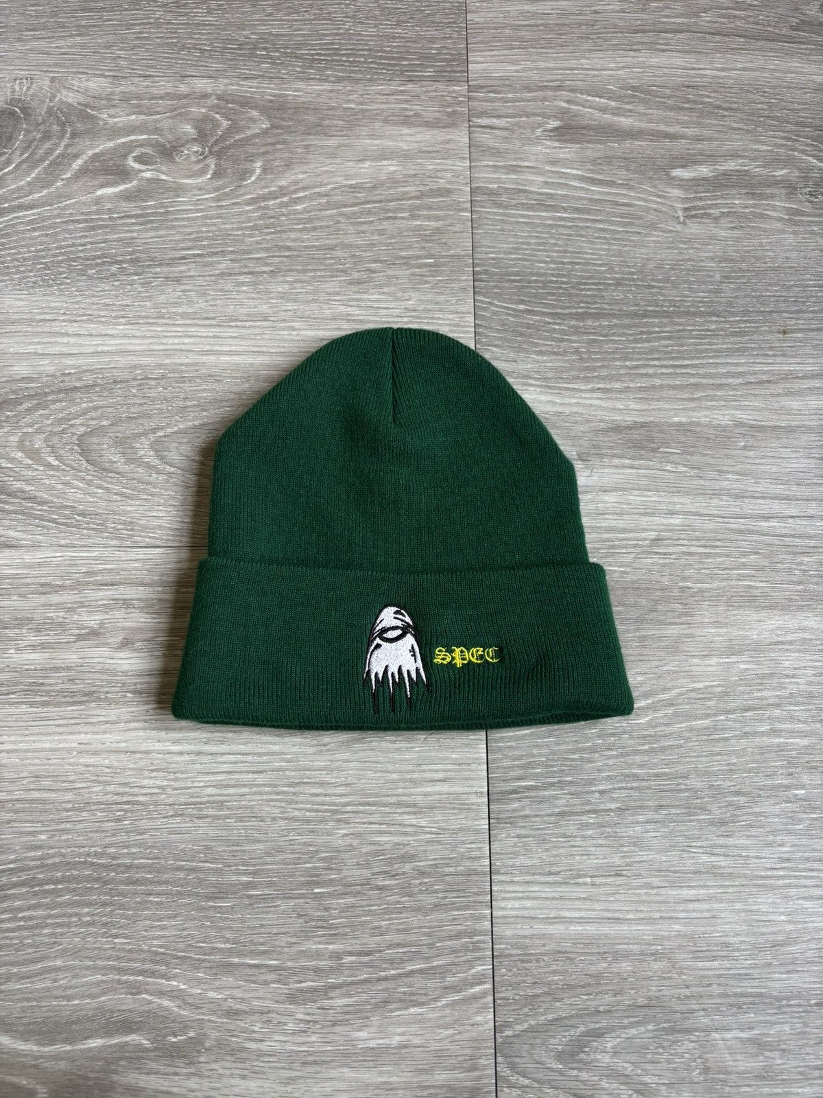 Chrome Hearts Chrome Hearts Green Matty Boy Spec Beanie Size ONE SIZE - 1 Thumbnail