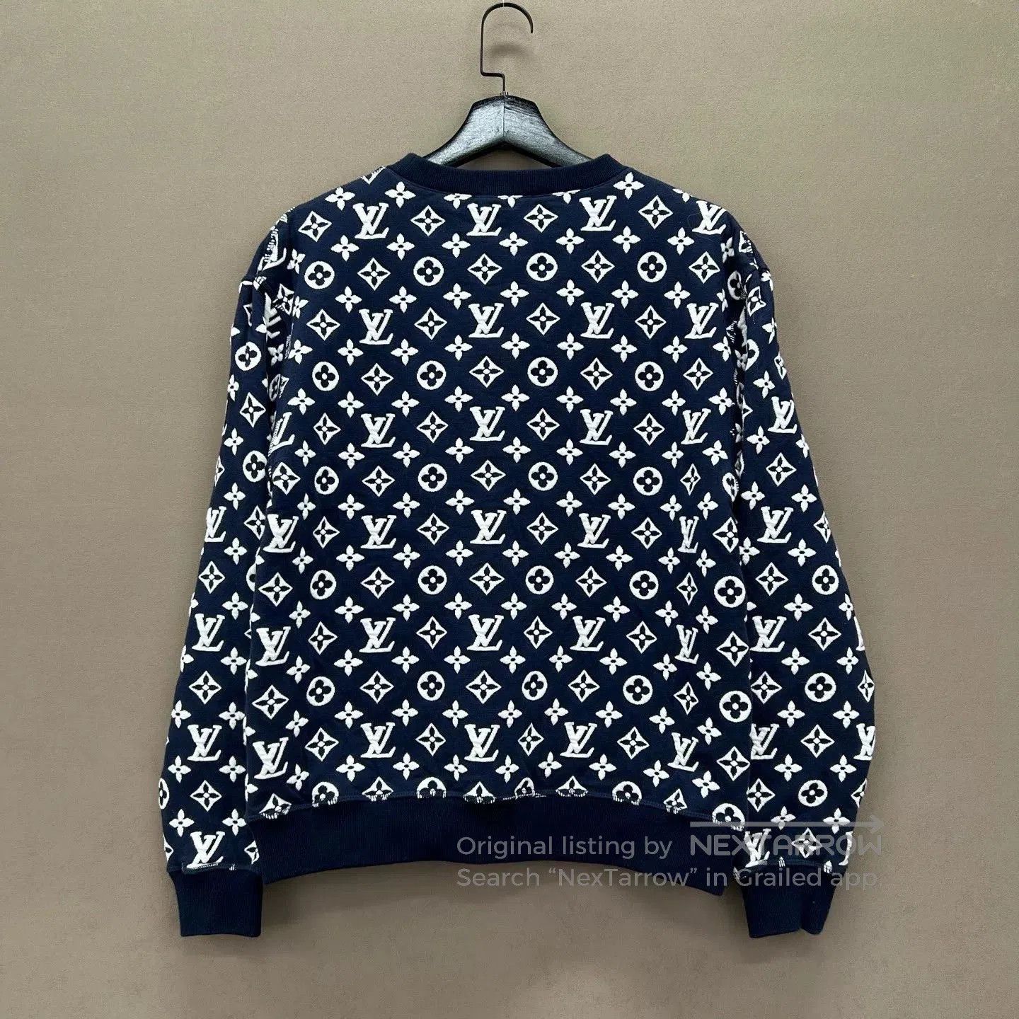 Louis Vuitton Louis Vuitton Blue Logo Print Sweatshirt. Size US XS / EU 42 / 0 - 2 Thumbnail