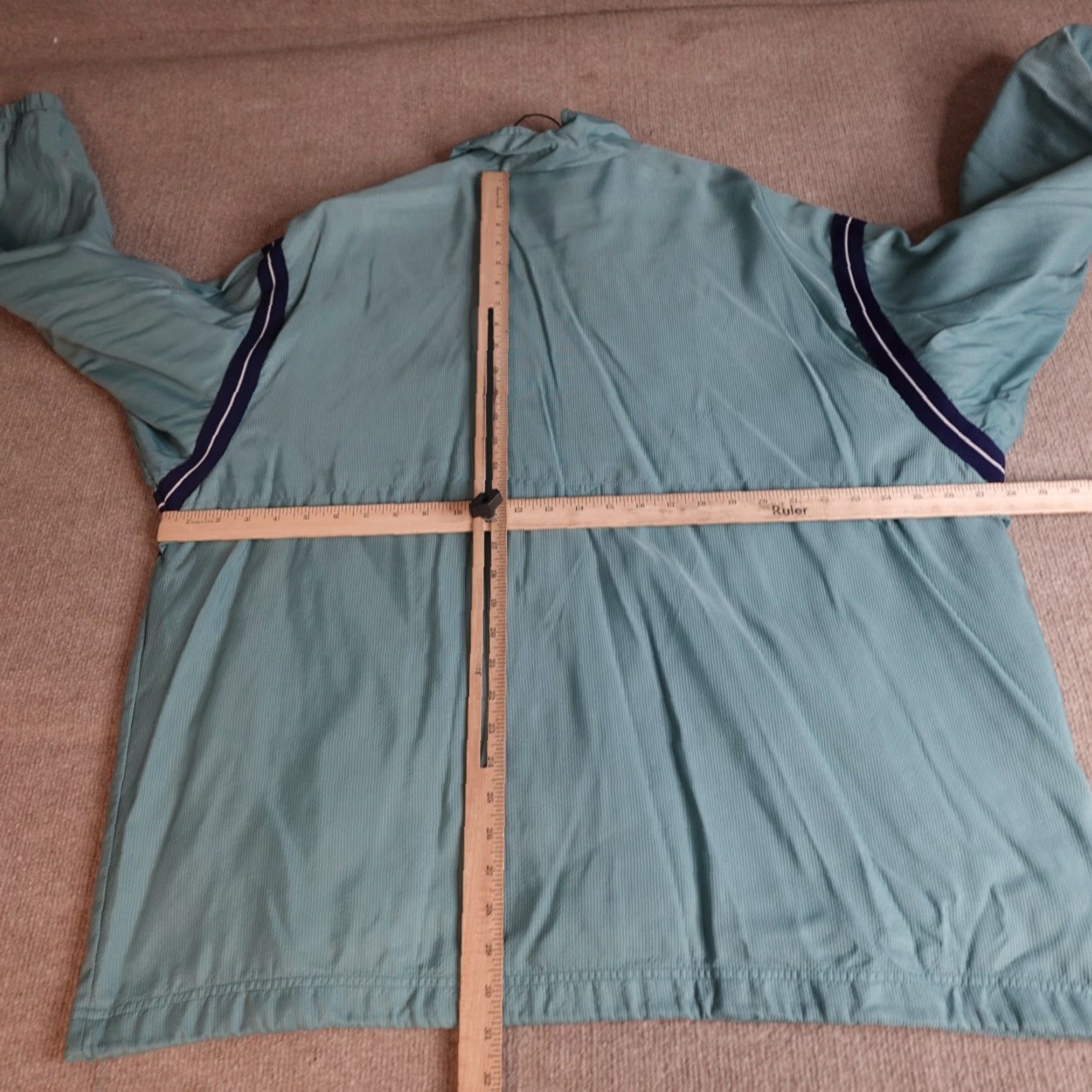 Nike VINTAGE Nike Court Jacket Windbreaker 2XL Blue Full Zip Mens Jacket Size US XXL / EU 58 / 5 - 2 Thumbnail