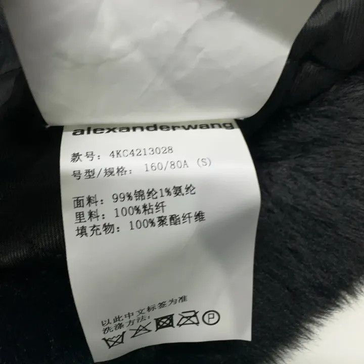 Alexander Wang Alexander Wang Black Faux Fur Cardigan - Size S / US 4 / IT 40 - 6 Thumbnail