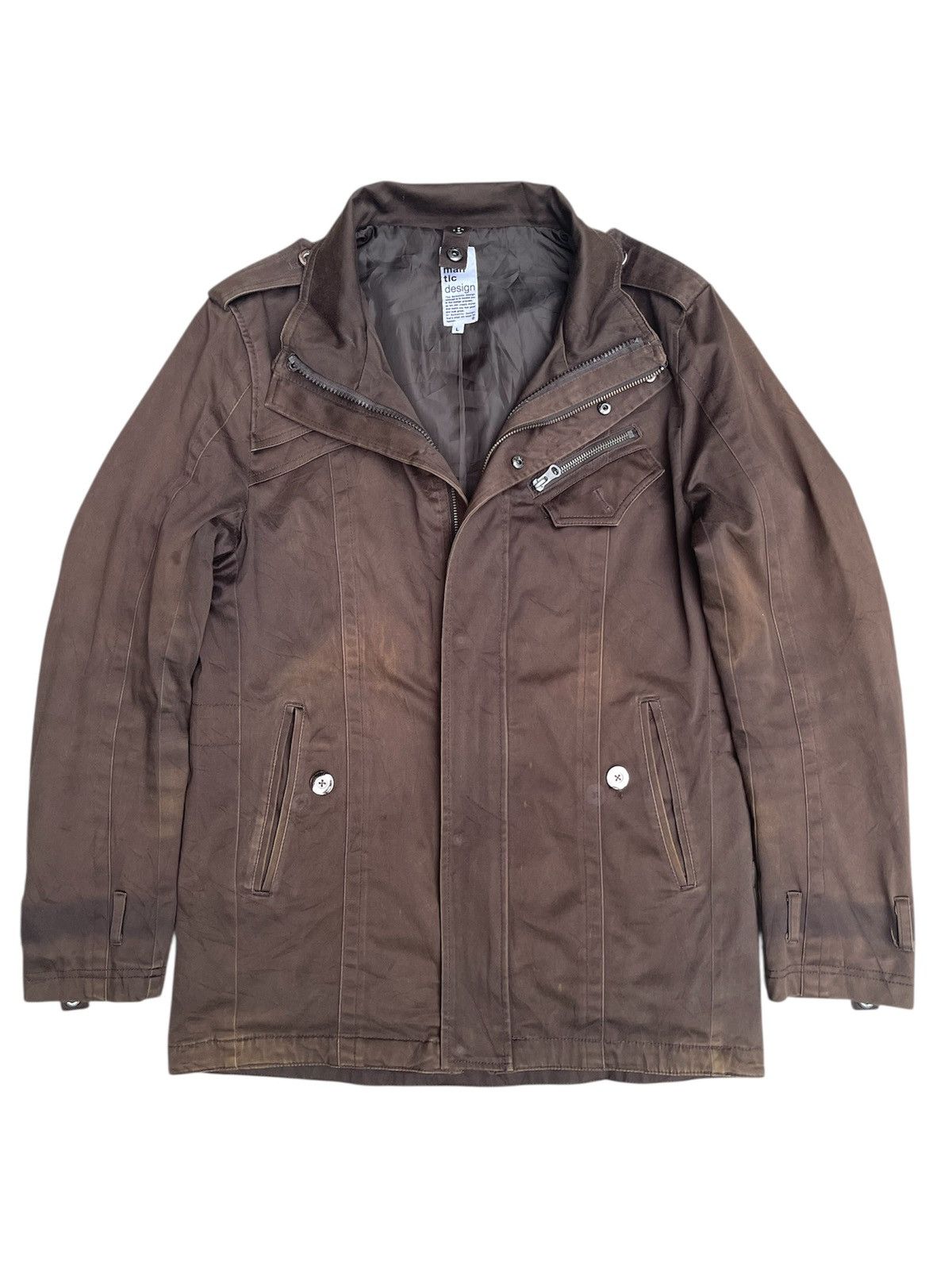 semanticdesign Semantic Design Multi-Pocket Utility Jacket Tanged L Fits M Size US M / EU 48-50 / 2 - 1 Thumbnail