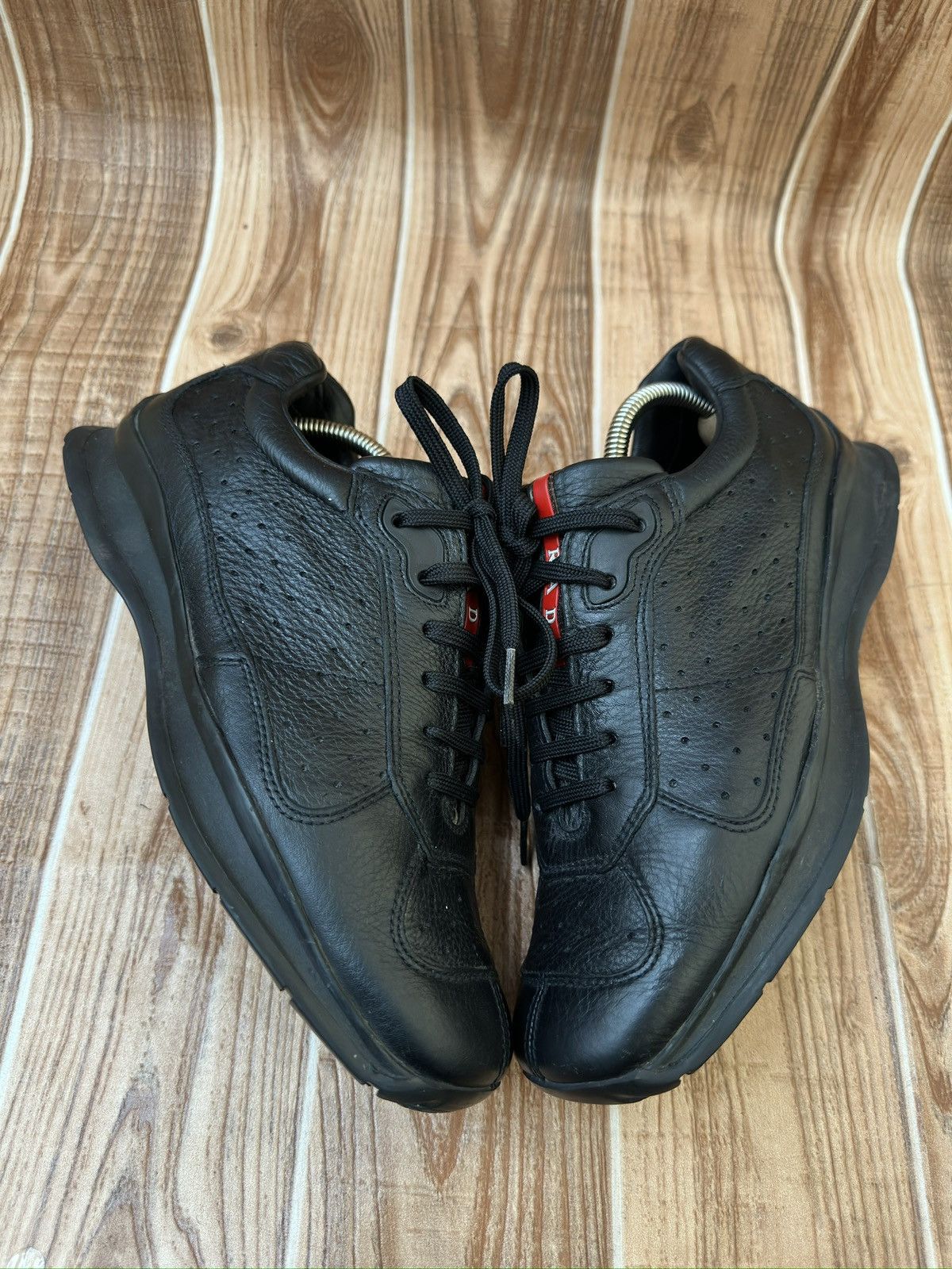 Prada Vintage Prada Sport Allacciata Regata Gym Nero Sneakers. Size US 7.5 / EU 40-41 - 6 Thumbnail