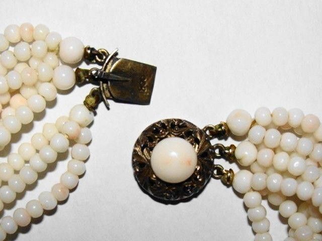 Handmade Angel Skin Coral Bead Bracelet Size ONE SIZE - 3 Thumbnail