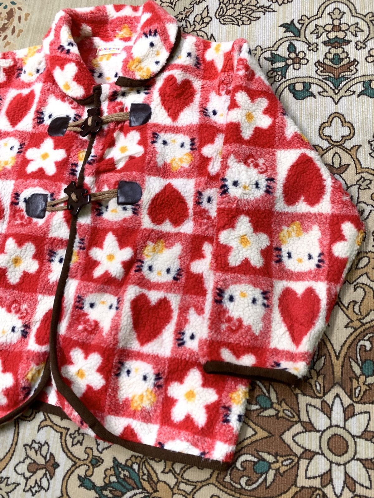 Japanese Brand VINTAGE HELLO KITTY WOOL Size US XS / EU 42 / 0 - 4 Thumbnail