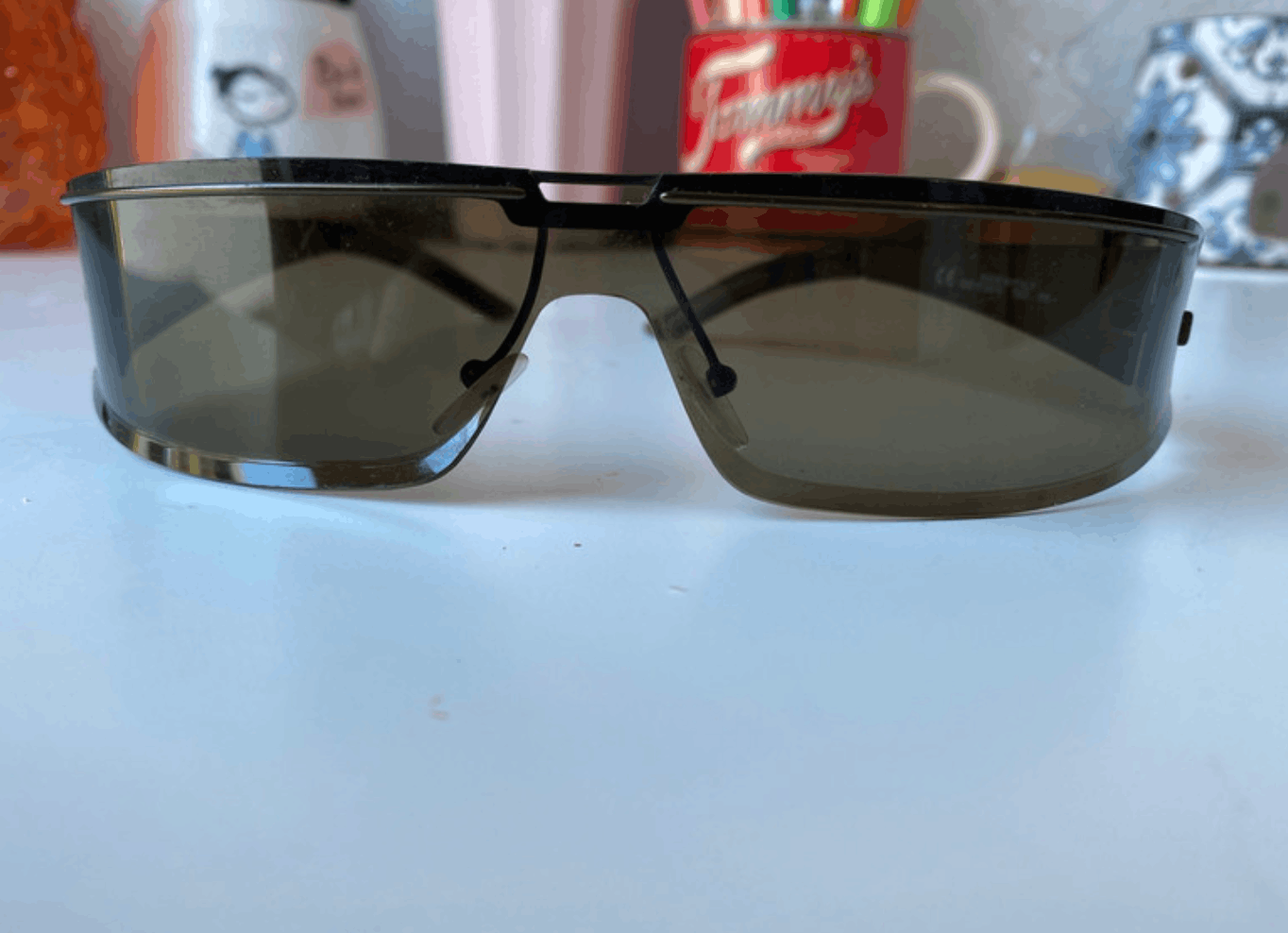 Gucci Gucci Sunglasses Mask Logo Shield GG Sport Vintage Size ONE SIZE - 2 Thumbnail