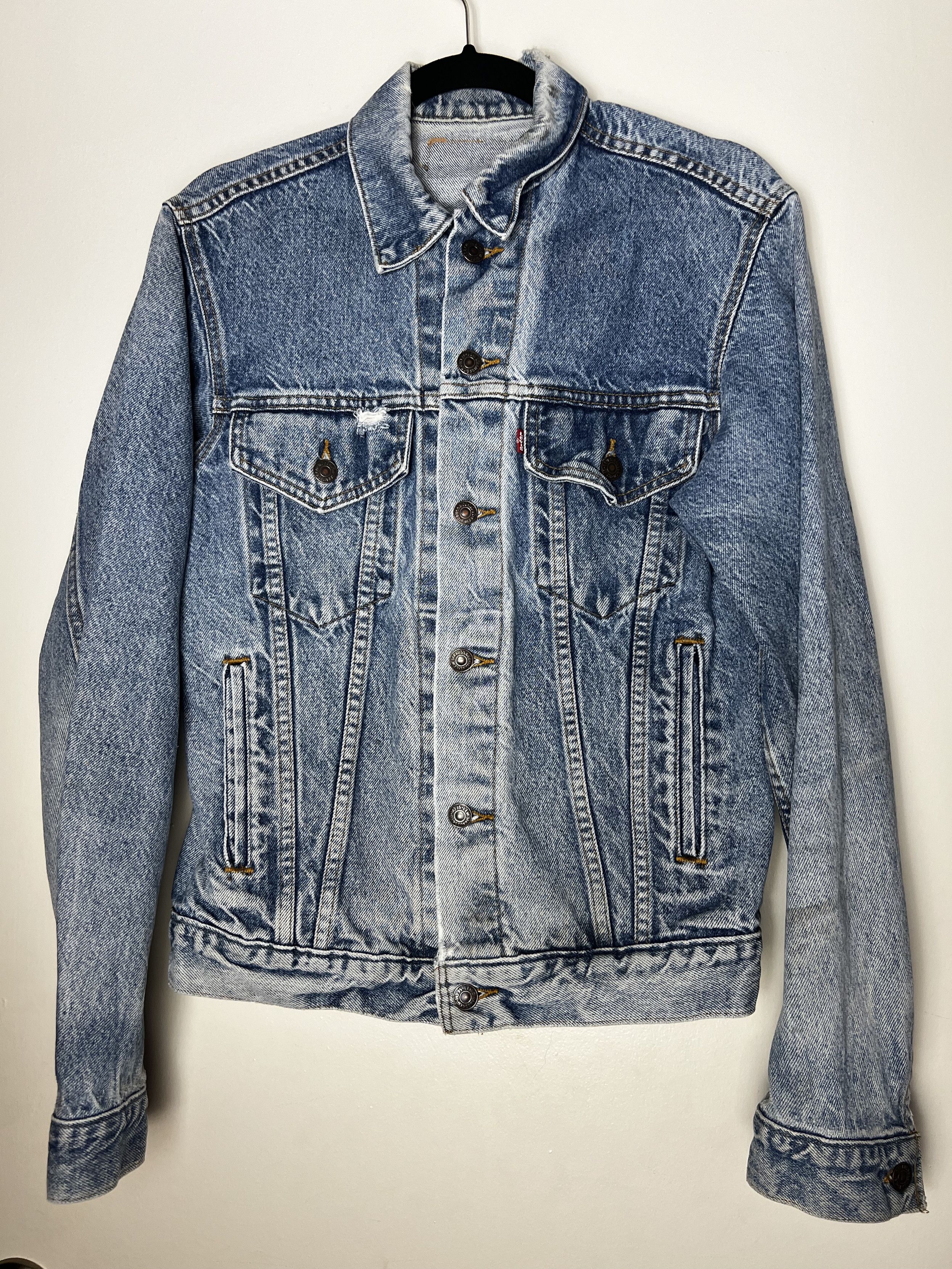 Levi's Vintage Levi's 4 Pocket Denim Blue Jean Jacket Size US S / EU 44-46 / 1 - 12 Thumbnail