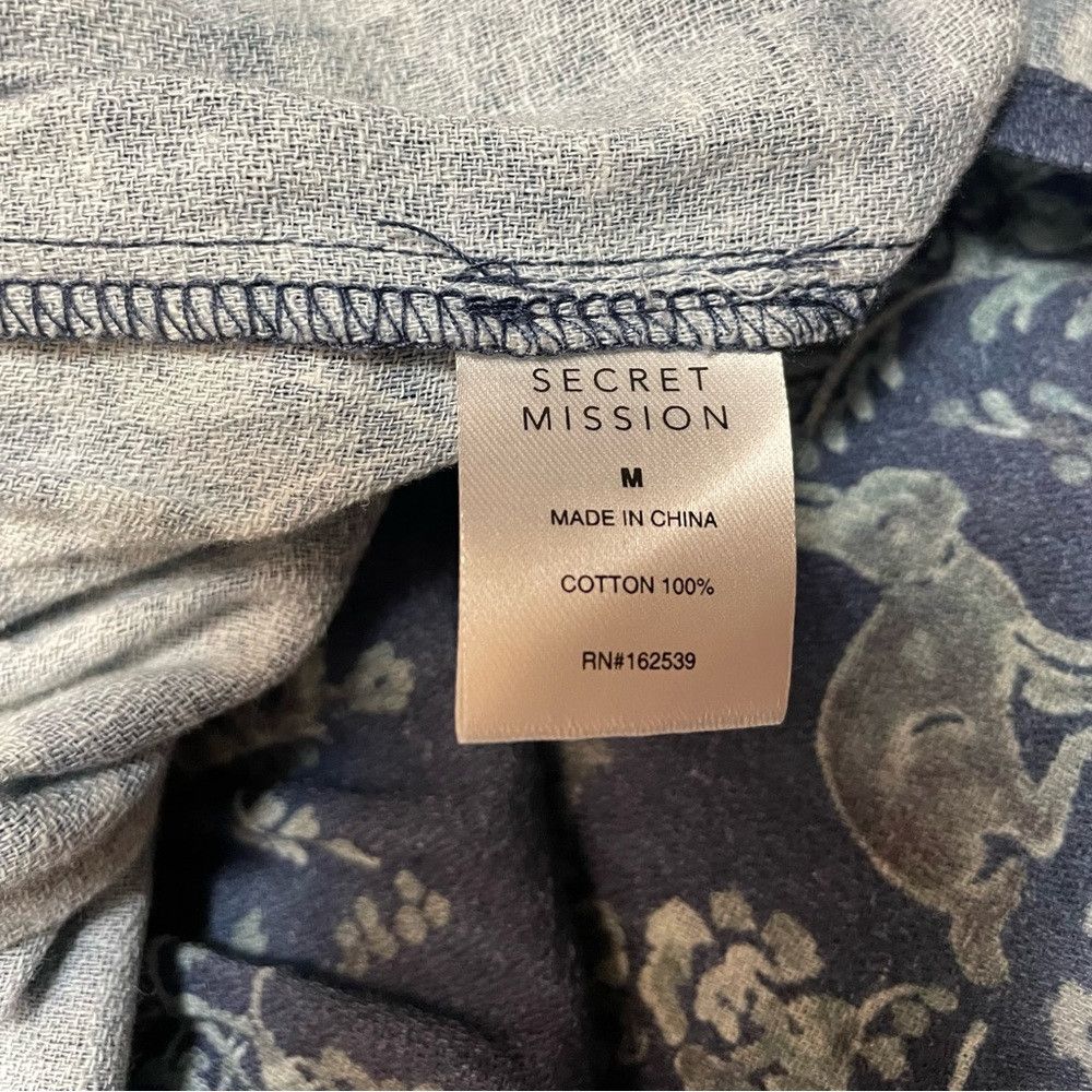 Other NWT New $418 Secret Mission Boutique Phoenix Blue Cotton Dr Size M / US 6-8 / IT 42-44 - 8 Thumbnail