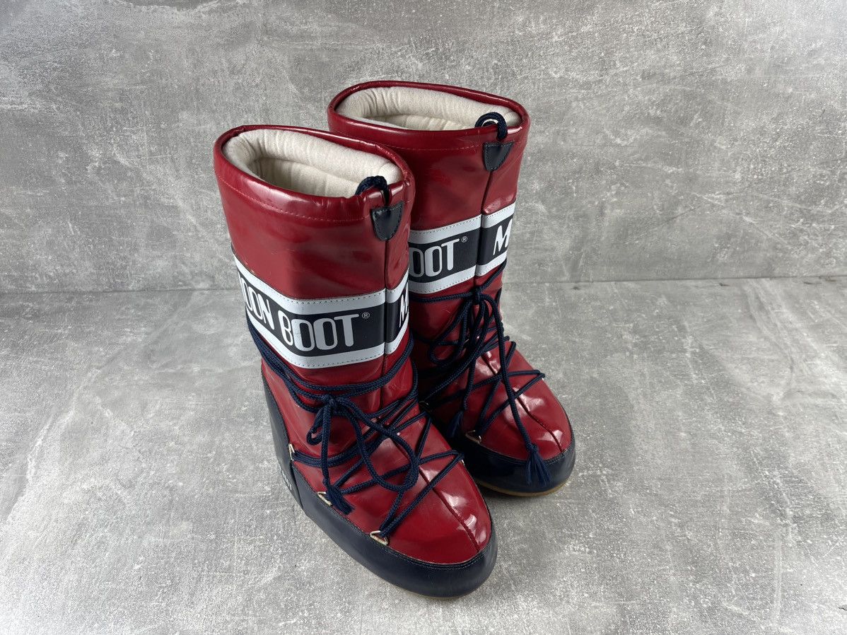 Moon Boot Moon Boot The Original Red Navy Snow Boots EU 37 Size US 7 / IT 37 - 3 Thumbnail