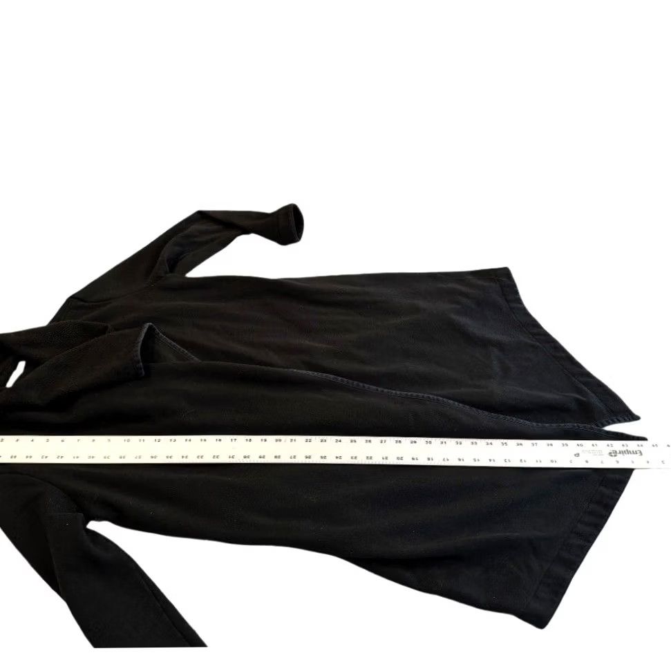 Ugg UGG Jacket Black Cardigan Long Fleece Wrap Open-Knit Drape Front Womens M Cozy Boho Outerwear Size M / US 6-8 / IT 42-44 - 6 Thumbnail