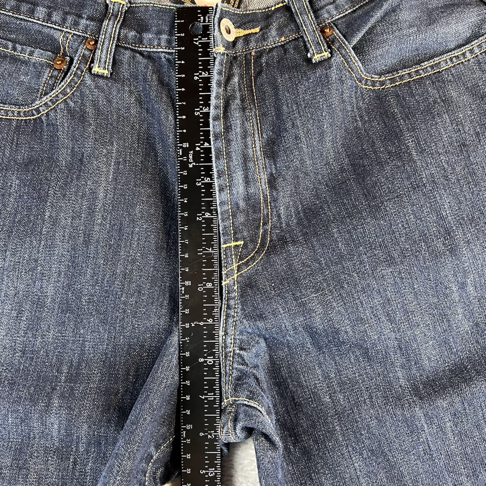 Lucky Brand Lucky Brand Jeans Mens 34 Short Blue Straight 5-Pocket Denim Cotton Regular 33x29 Vintage 361 Model Y2K Era Size US 34 / EU 50 - 6 Thumbnail