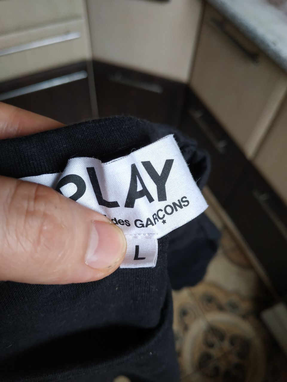 Comme des Garcons Comme des Garcons Play Big Eye Graphic Tee Black L Japan Size US L / EU 52-54 / 3 - 2 Thumbnail