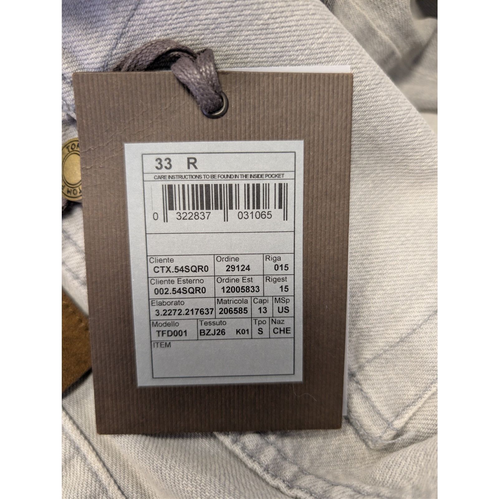 Tom Ford o1rshd1 Slim Jeans in Grey Size US 33 - 23 Thumbnail