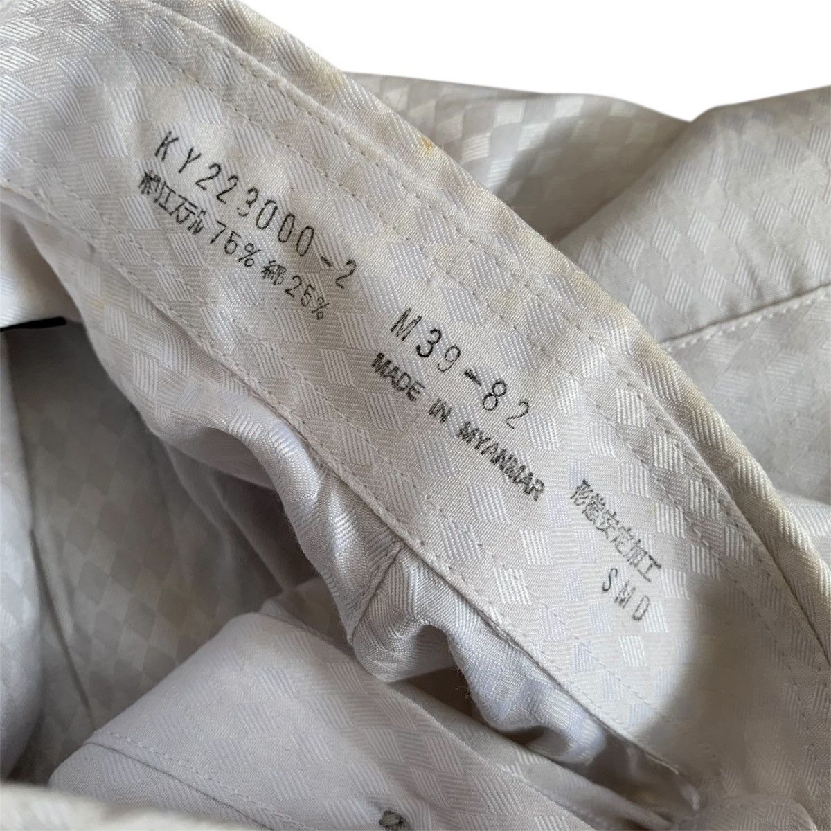 Yohji Yamamoto 2000s Sacsny Ysaccs Yohji Yamamoto Buttondown Shirt Size US L / EU 52-54 / 3 - 5 Thumbnail