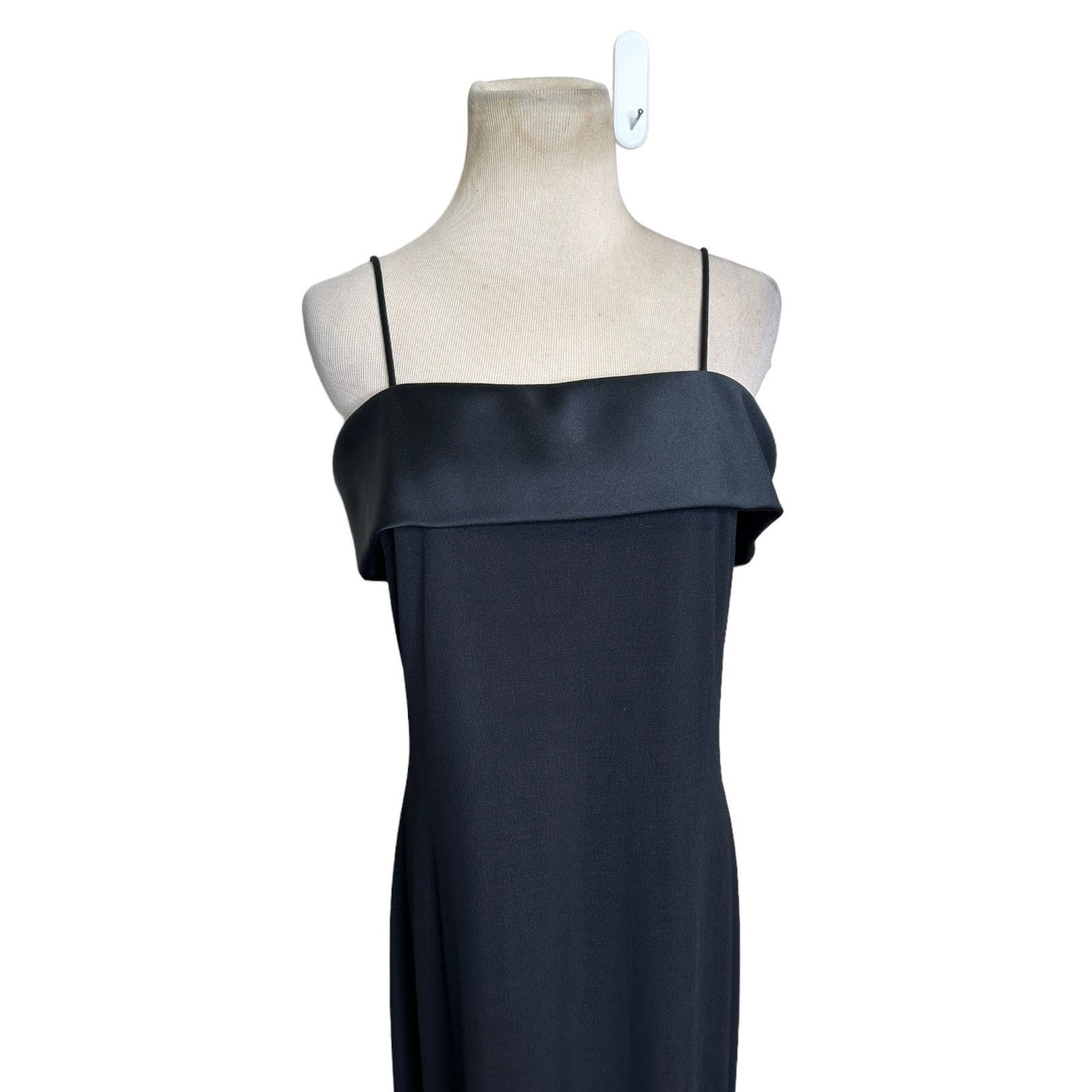 Alex Evenings Alex Evening lay collar long cocktail sheath dress size 10 Size L / US 10 / IT 46 - 7 Thumbnail