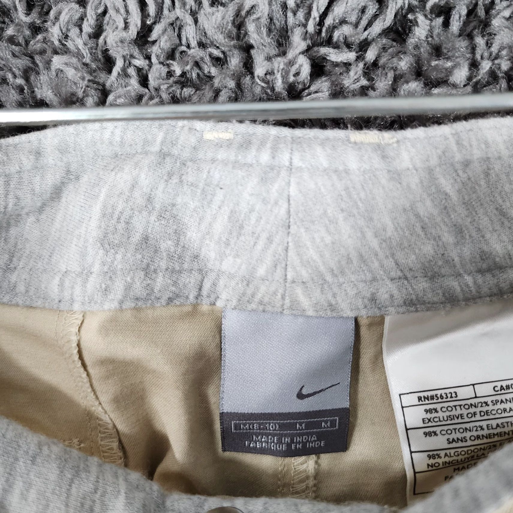 Nike Nike Women's Lightweight Cotton Capri Pants Size M Beige Activewear Size ONE SIZE - 3 Thumbnail