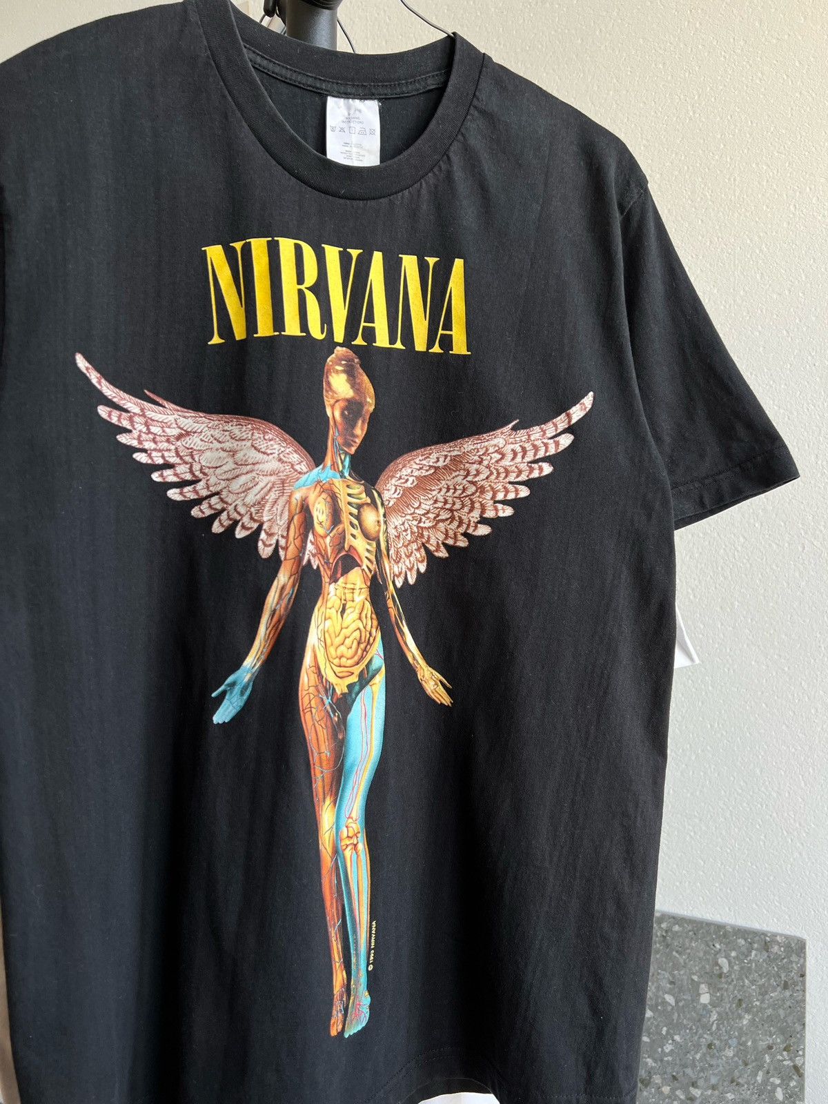 Nirvana × Vintage Vintage Nirvana in utero 1993 bootleg Size US L / EU 52-54 / 3 - 2 Thumbnail