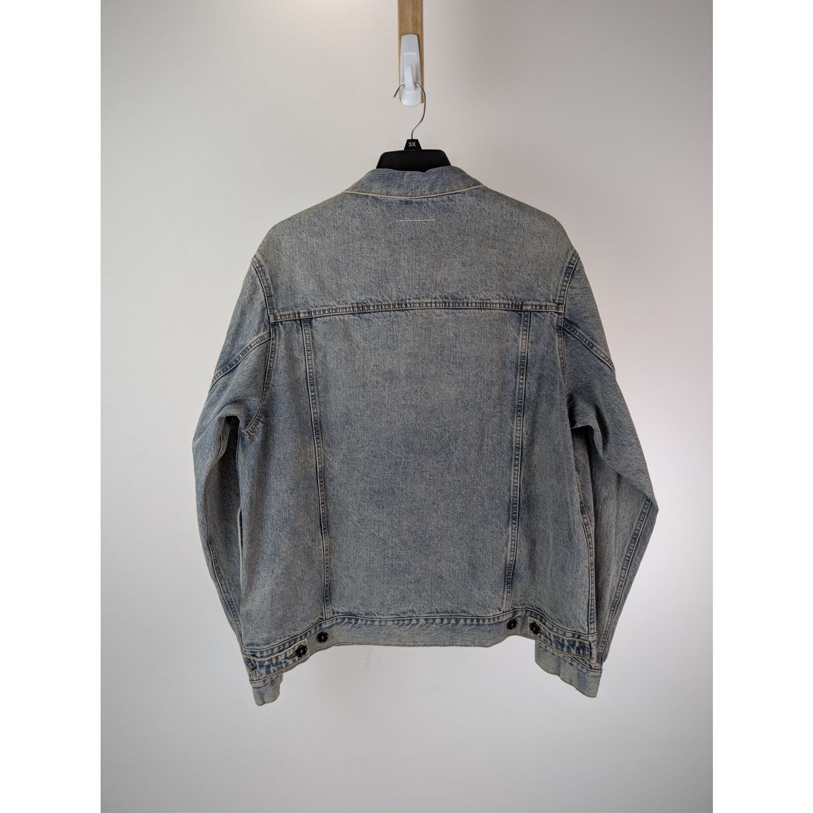Maison Margiela o1rshd1 Contrast-front Denim Jacket in Blue Size US M / EU 48-50 / 2 - 10 Thumbnail