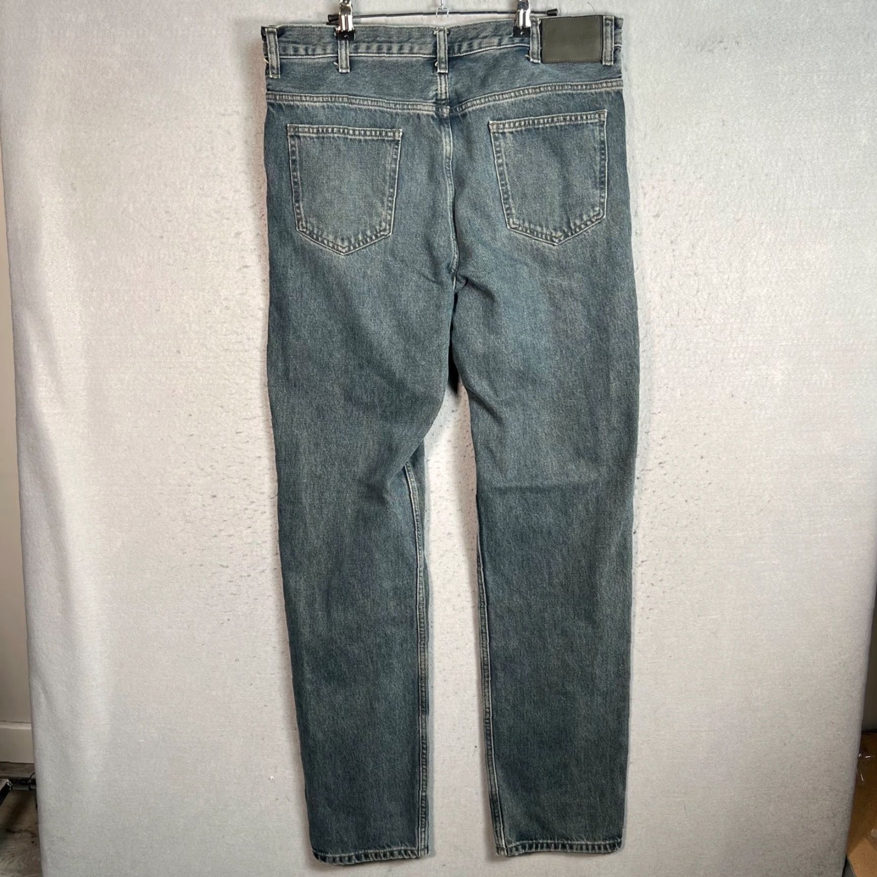 Zara Zara Jeans Mens Size 36 Straight Leg Denim 5-Pocket Blue Cotton Jeans Tight Rise Mid Vintage No Size US 36 / EU 52 - 2 Thumbnail