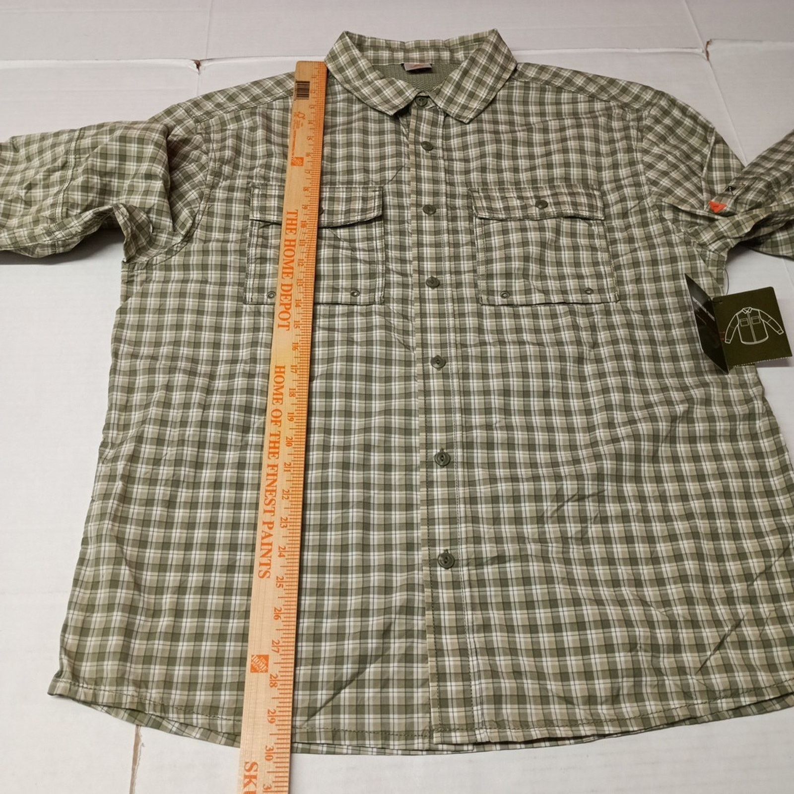 Other Ozark Trail Shirt Mens L Green Plaid Vented Roll Tab Sleeves Size US L / EU 52-54 / 3 - 6 Thumbnail
