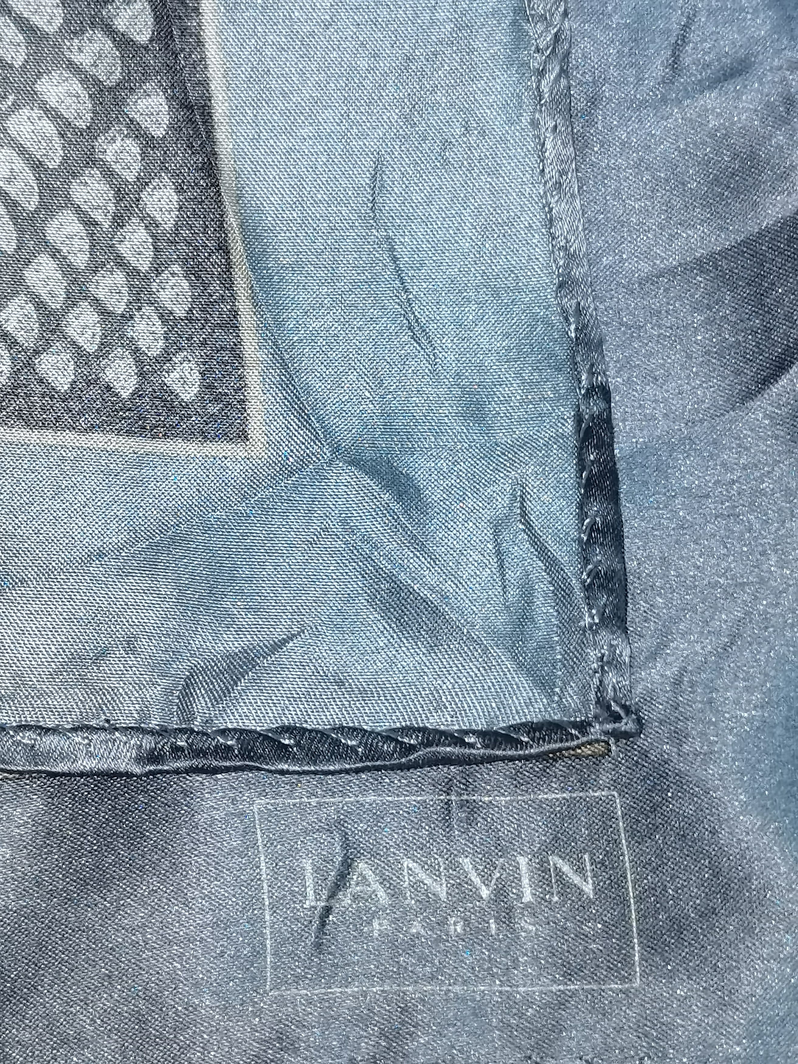 Lanvin LANVIN PARIS HANDKERCHIEF Size ONE SIZE - 2 Thumbnail