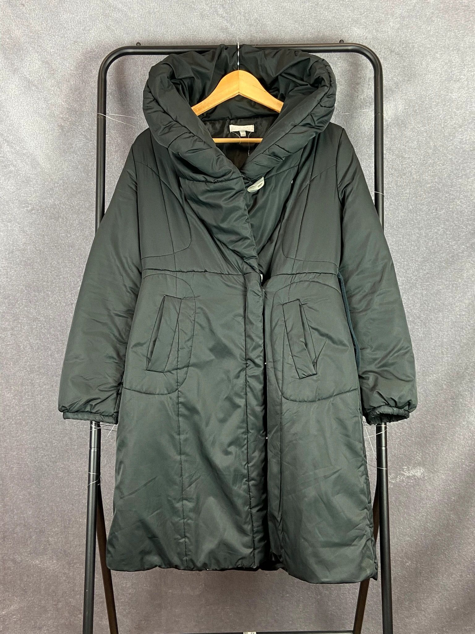 Vintage KOKAI Puffer Coat Black Longline Size S Size S / US 4 / IT 40 - 1 Thumbnail