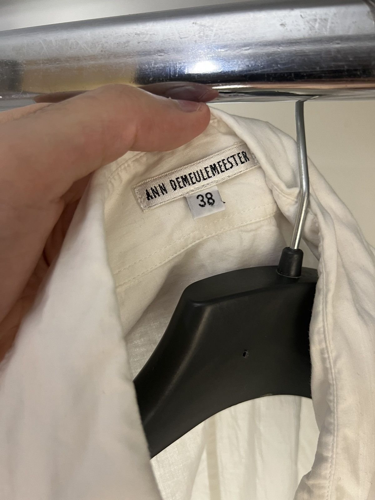 Ann Demeulemeester VERY RARE ANN DEMEULEMEESTER CLASSIC DESIGNER SHIRT LUXURY Size XS / US 0-2 / IT 36-38 - 6 Thumbnail