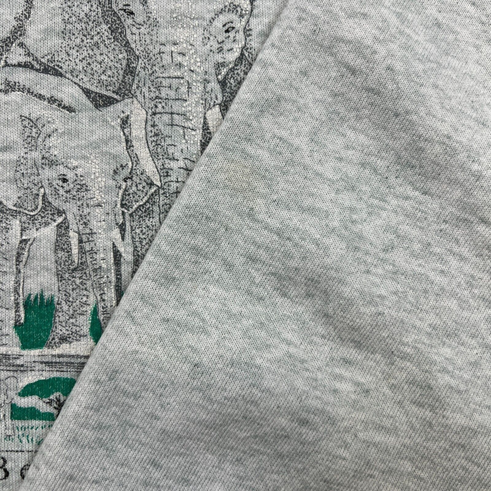 Vintage 1991 Endangered Elephants Sweatshirt Dont Let Them Be Memory Size US M / EU 48-50 / 2 - 5 Thumbnail