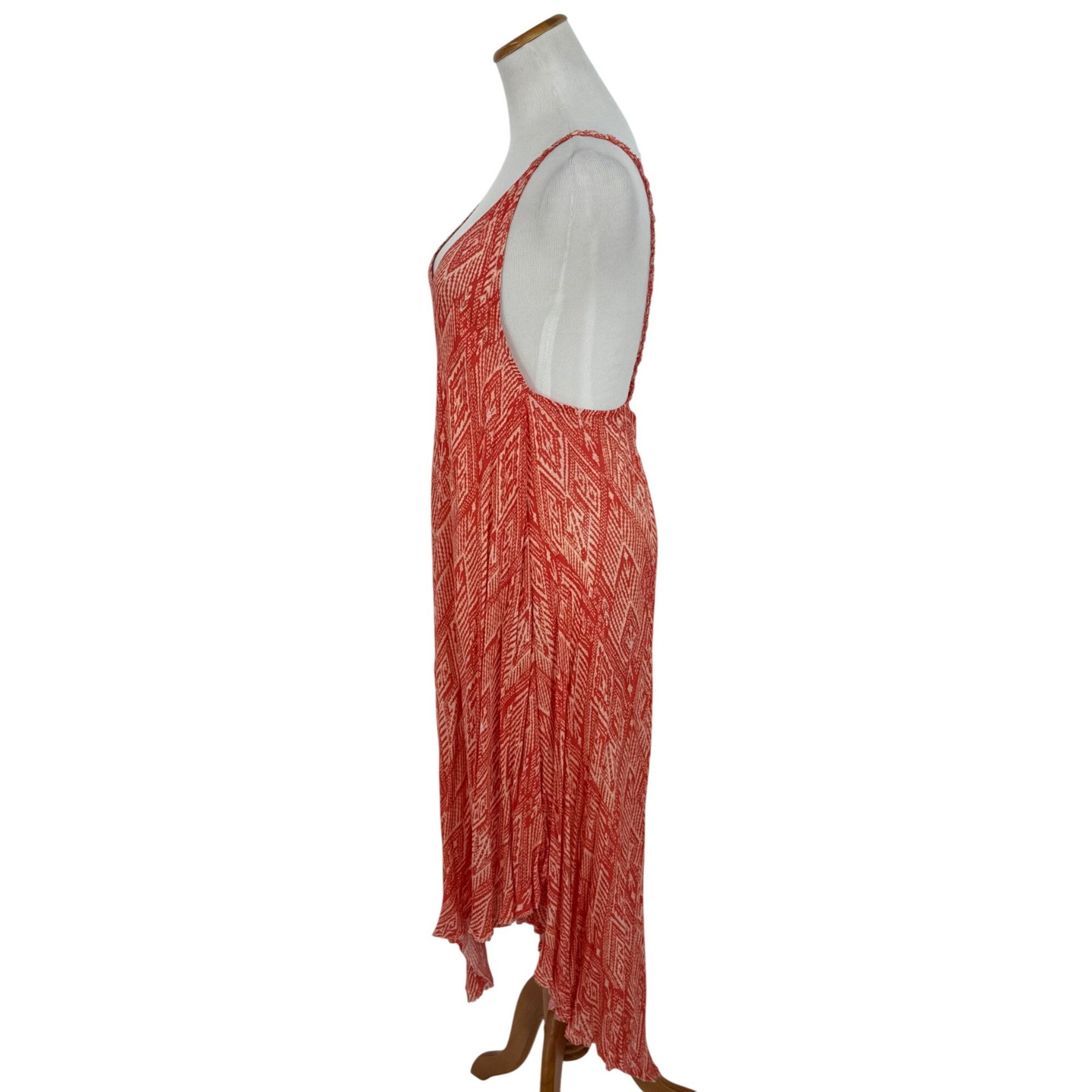 Free People NWOT Free People Peach Asymmetrical Slip Dress | Coastal Cow Size S / US 4 / IT 40 - 14 Thumbnail