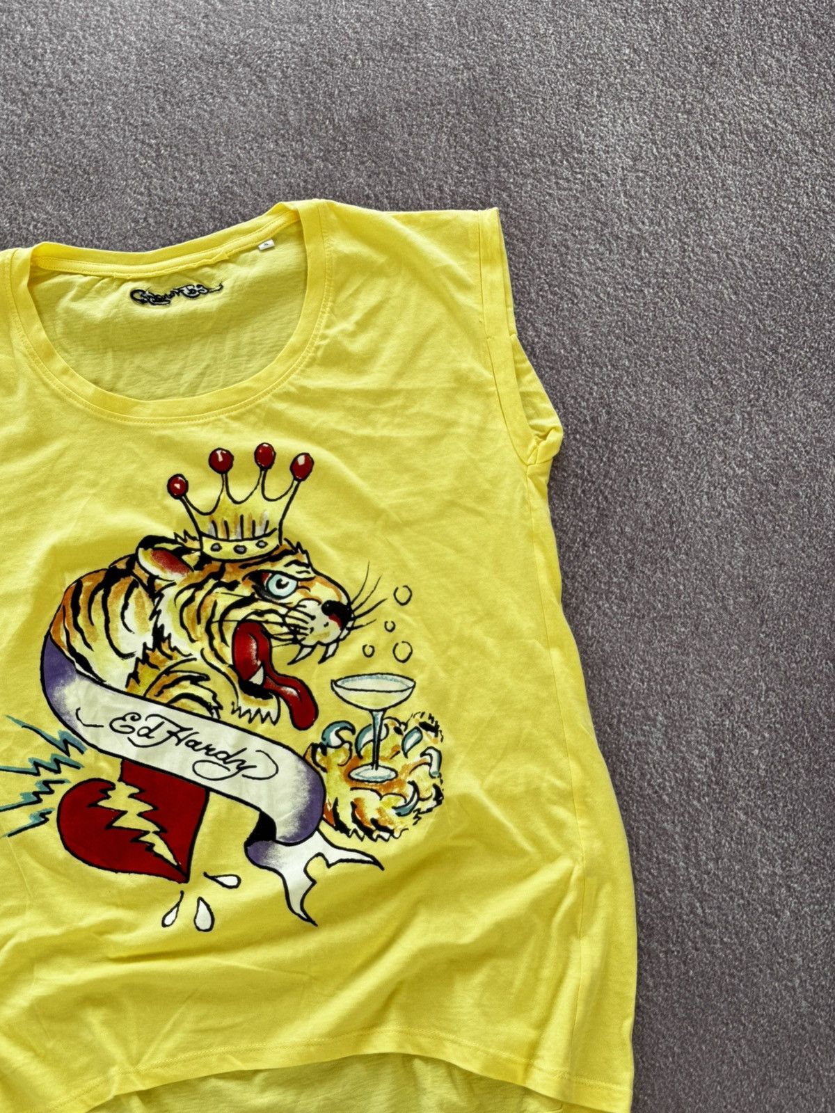 Ed Hardy Vintage Y2K Ed Hardy Tank Top Size XL / US 12-14 / IT 48-50 - 5 Thumbnail