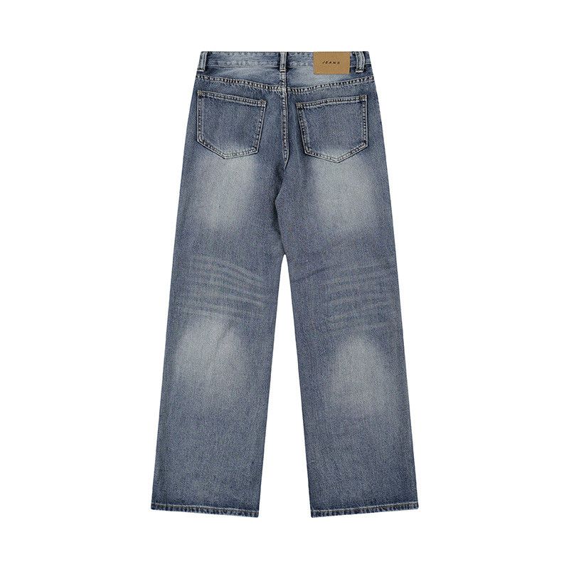 Jean American retro loose-fitting washed flared jeans for men Size US 32 / EU 48 - 2 Thumbnail