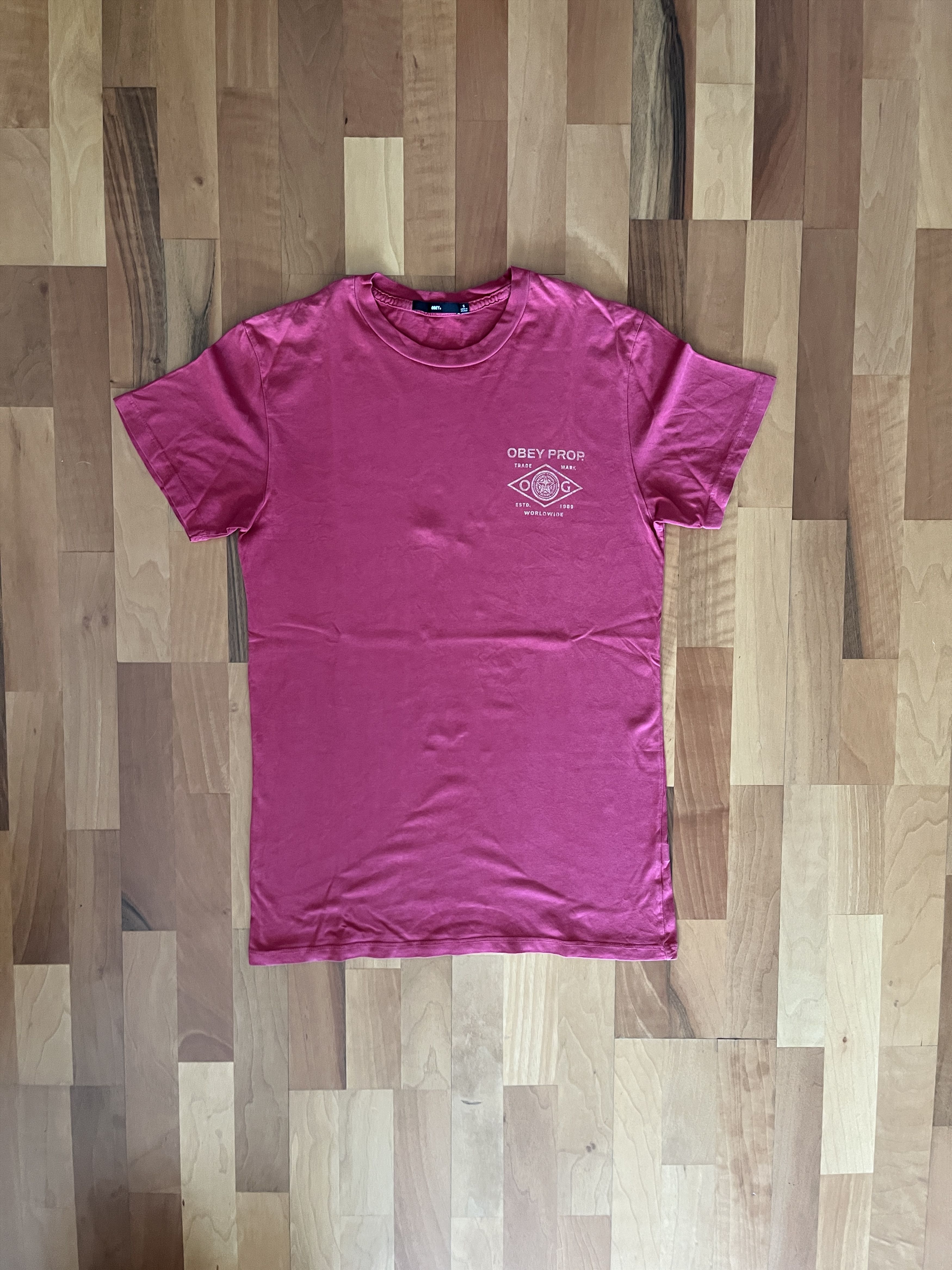 Obey Obe Shirt with back print Size US S / EU 44-46 / 1 - 1 Thumbnail