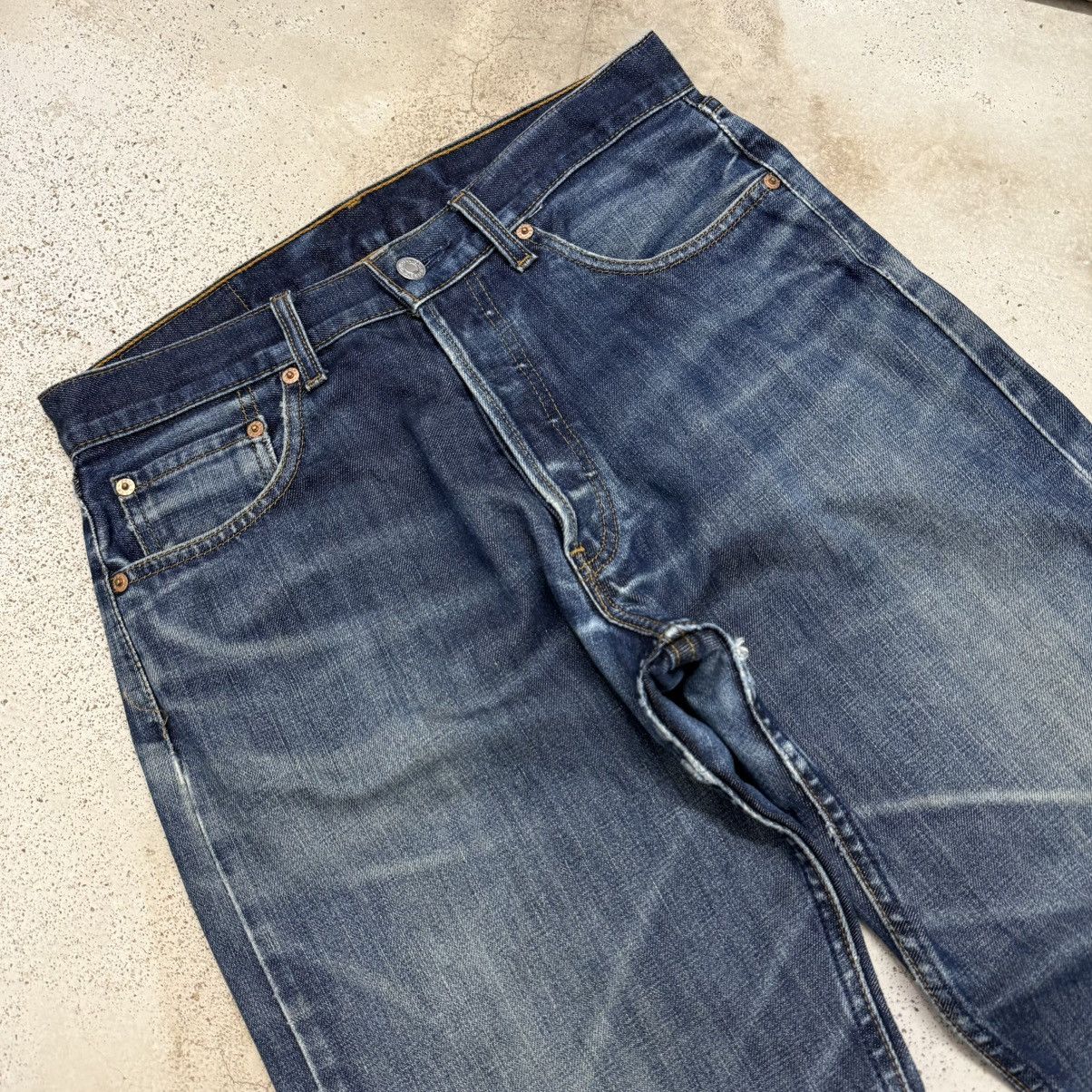 Levi's Vintage 98’s Levis 509 Distressed Buttonfly Denim Pants Size US 33 - 4 Thumbnail