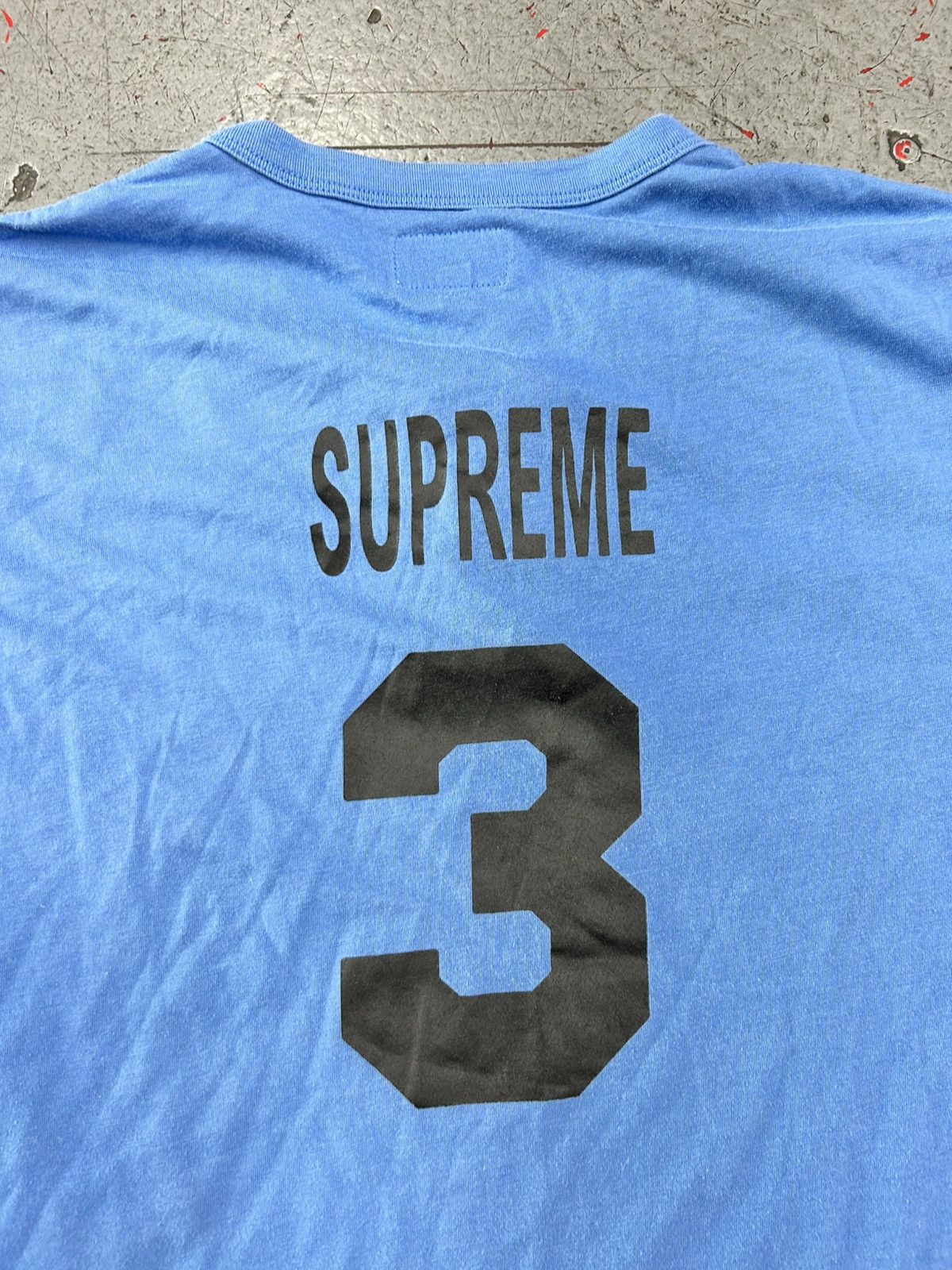 Supreme Supreme x Playboy 2017 Blue Jersey Henley T shirt Size L Size US L / EU 52-54 / 3 - 1 Thumbnail